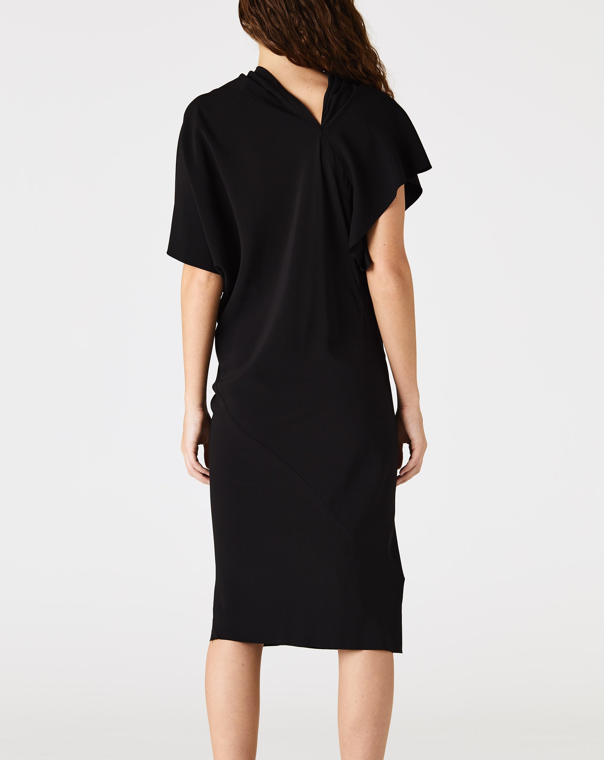 High Neck Short Sleeve Dress