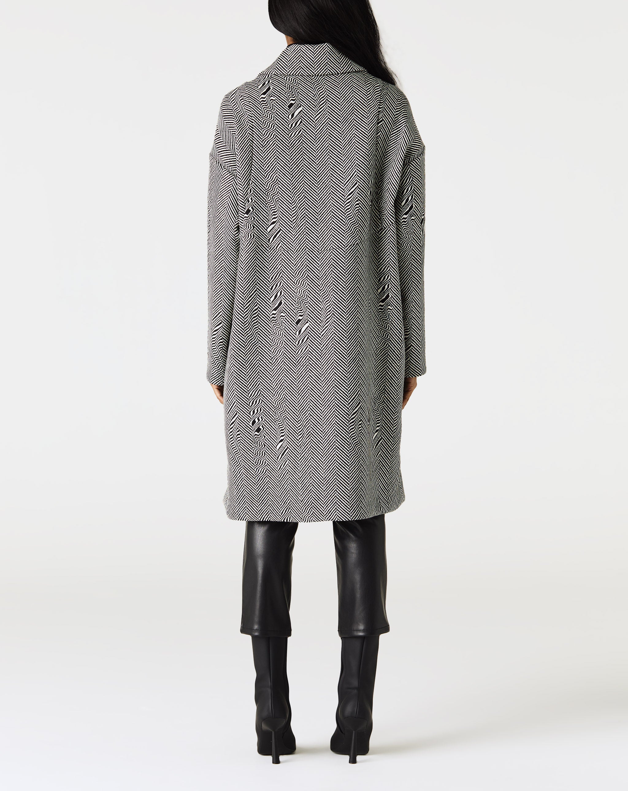 Herringbone Glitch Coat