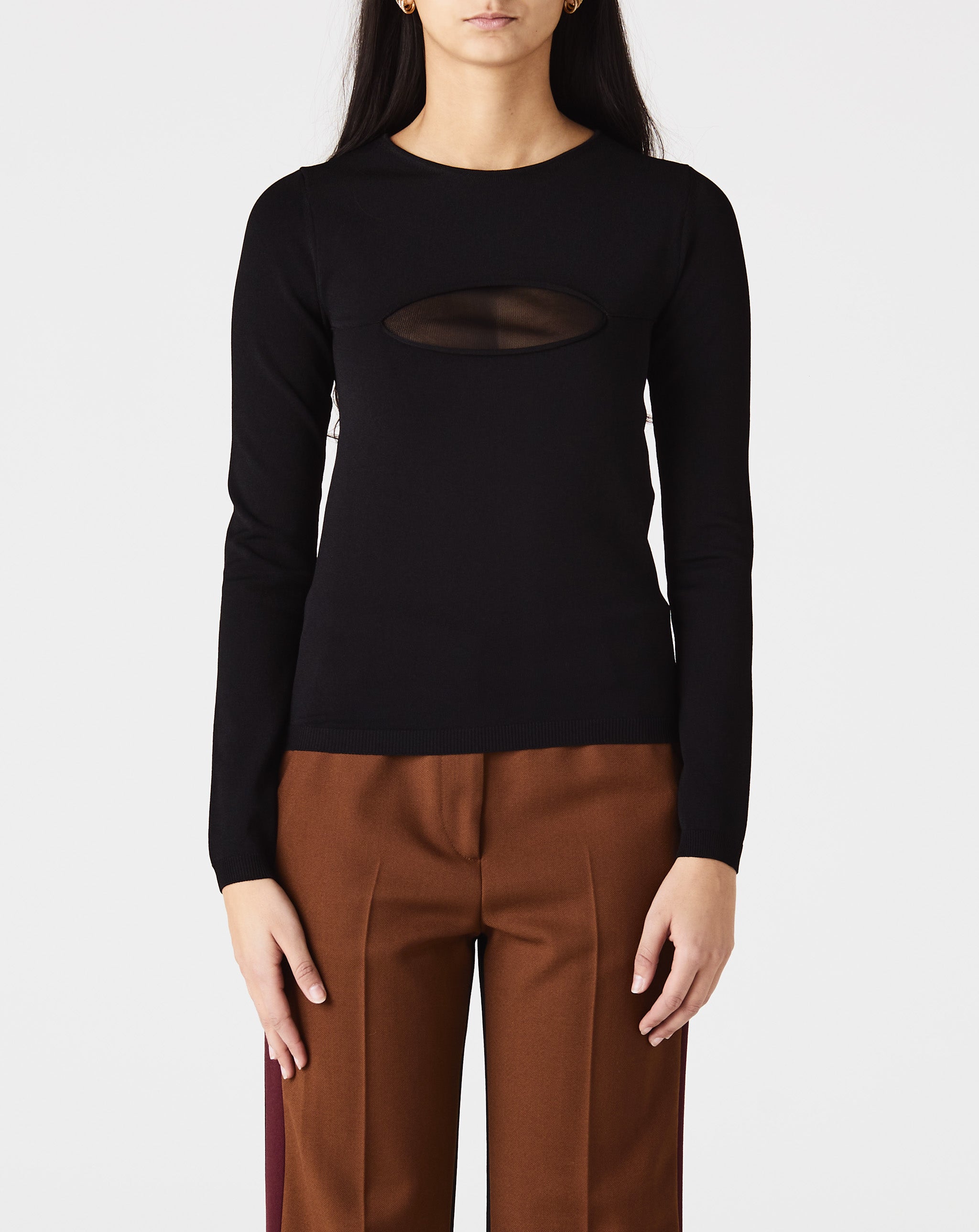 Levels Of Transparency Knit Top