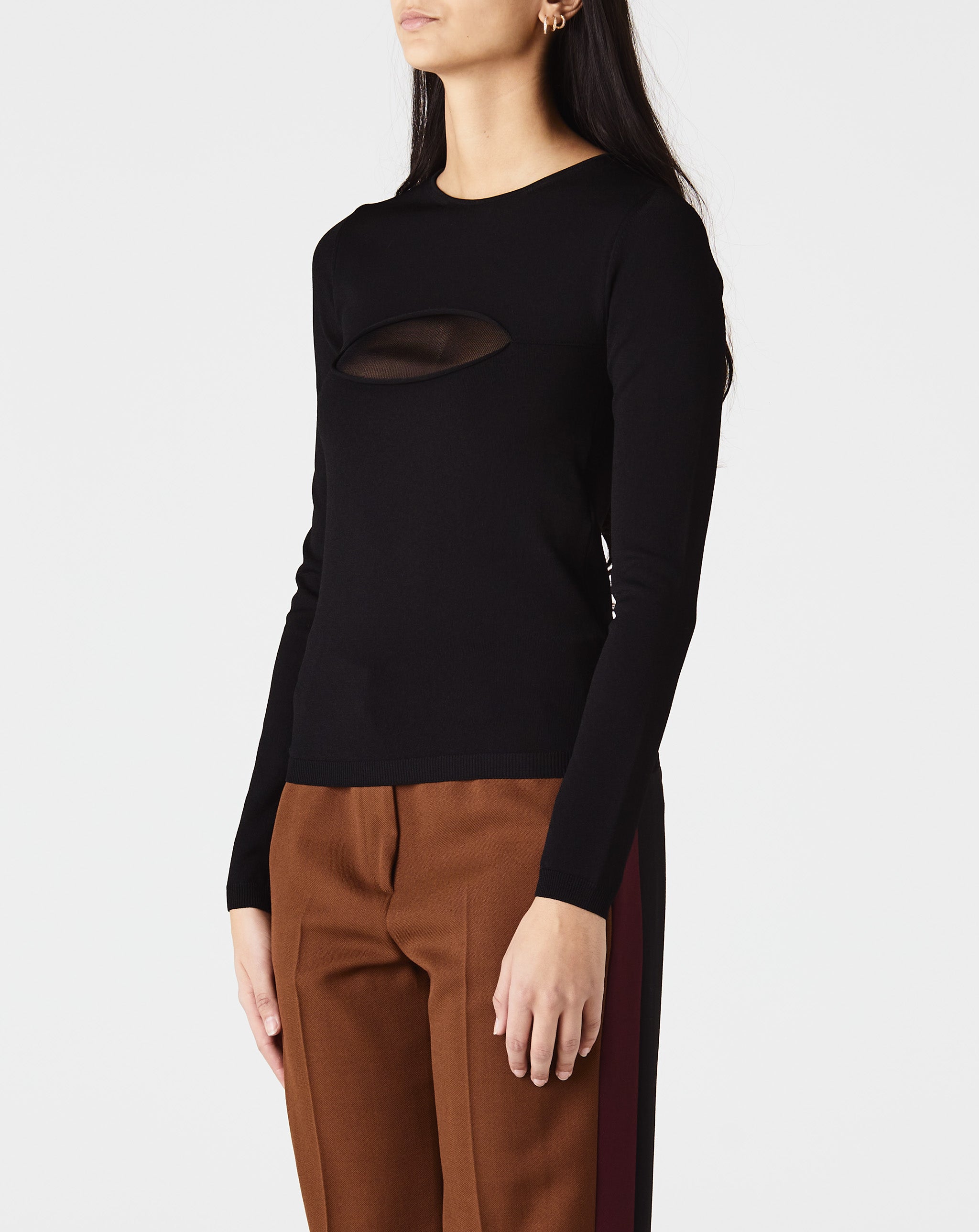 Levels Of Transparency Knit Top