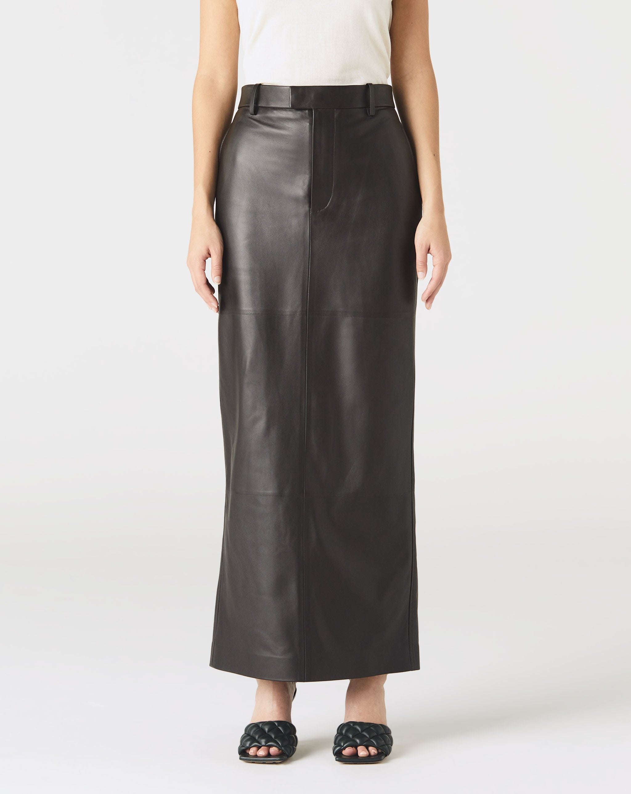 Leather Maxi Skirt