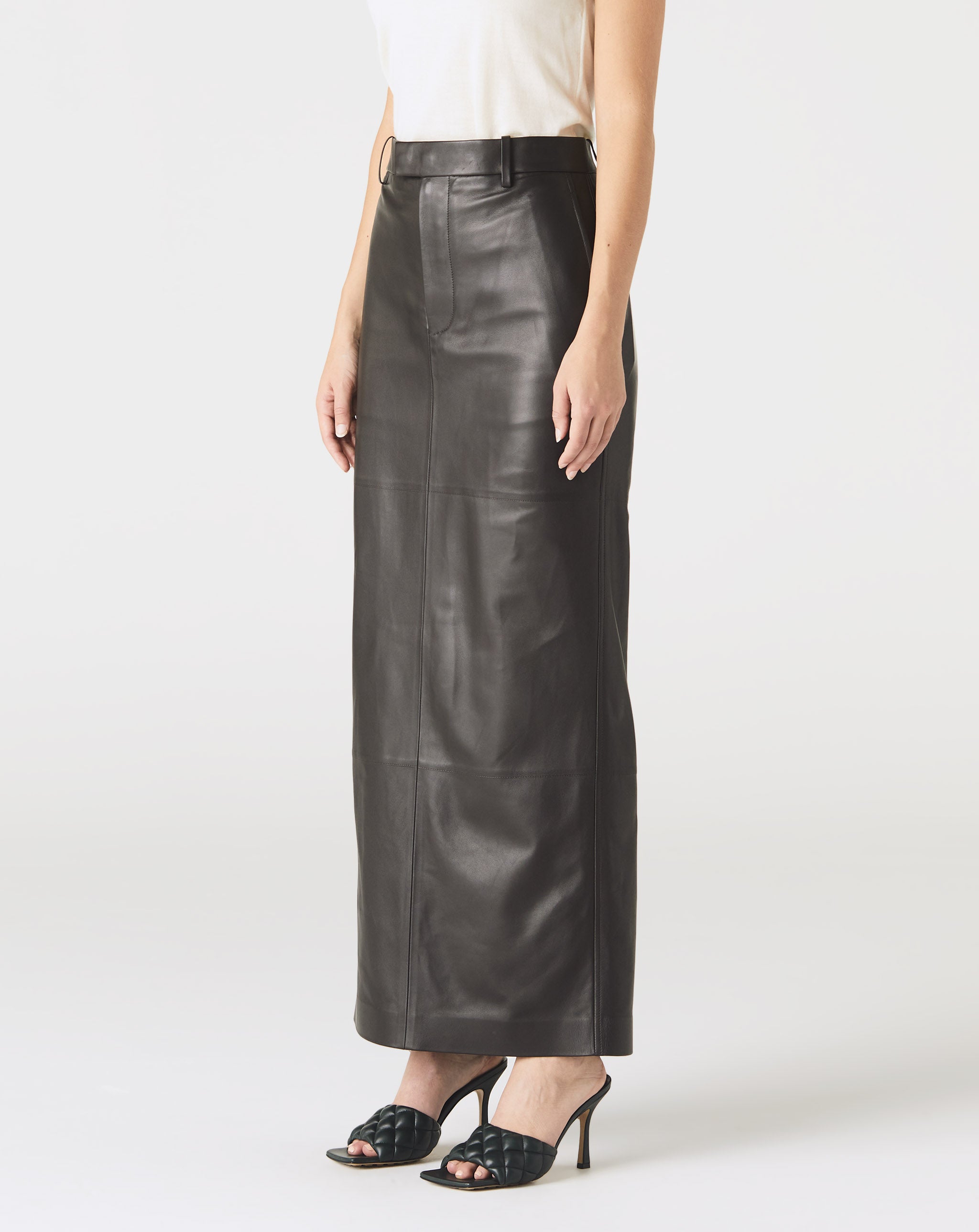 Leather Maxi Skirt