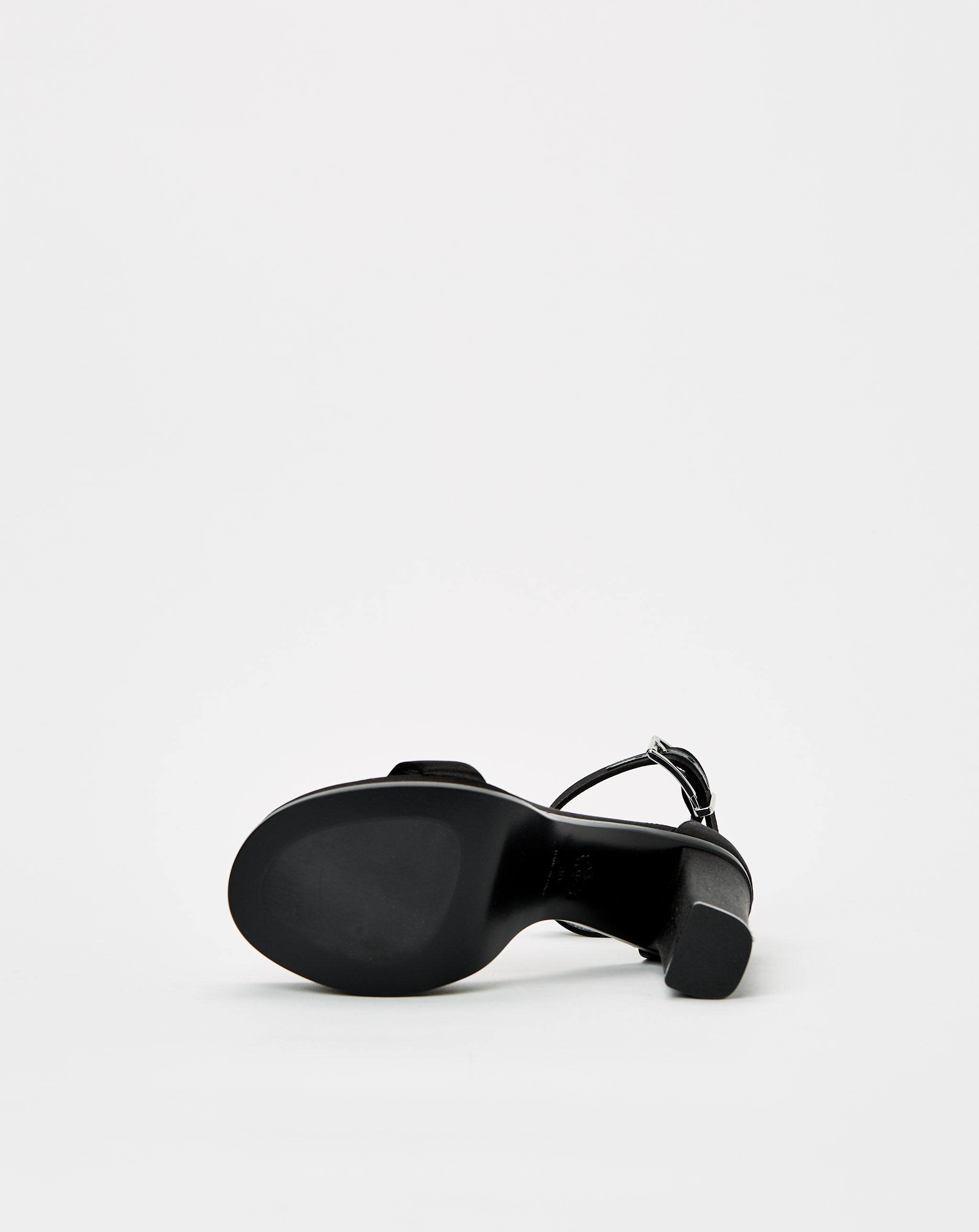 Platform Satin Evening Sandals