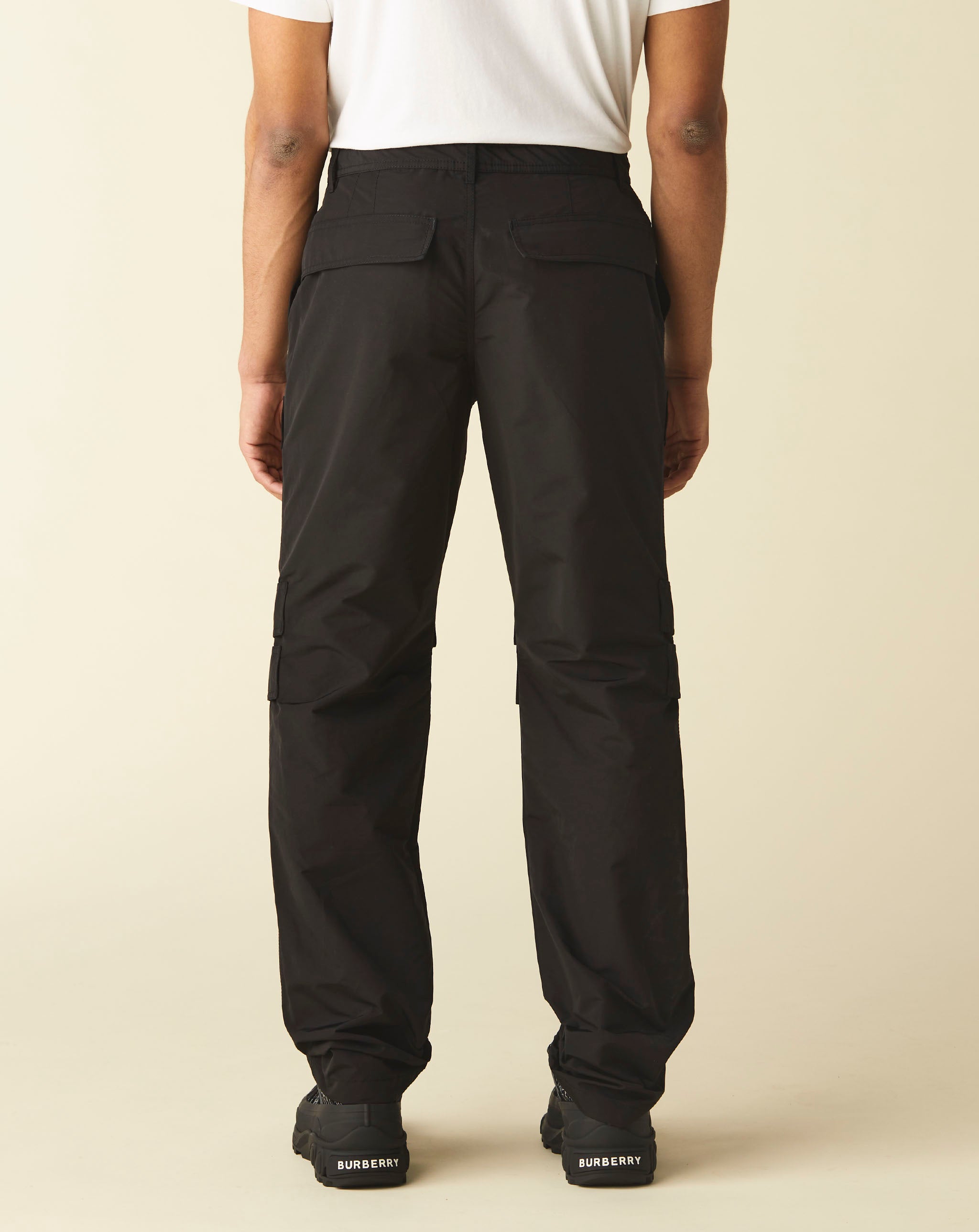 Paneled Nylon Trouser