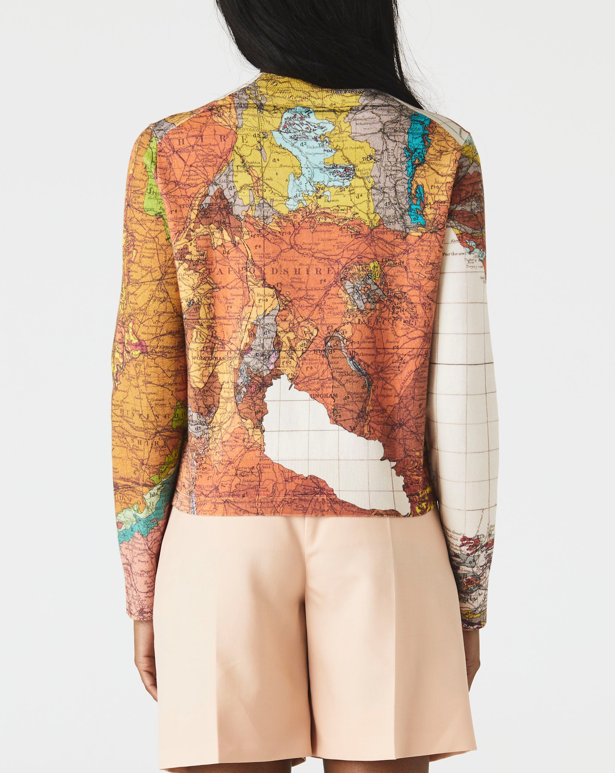 Paz Map Cardigan