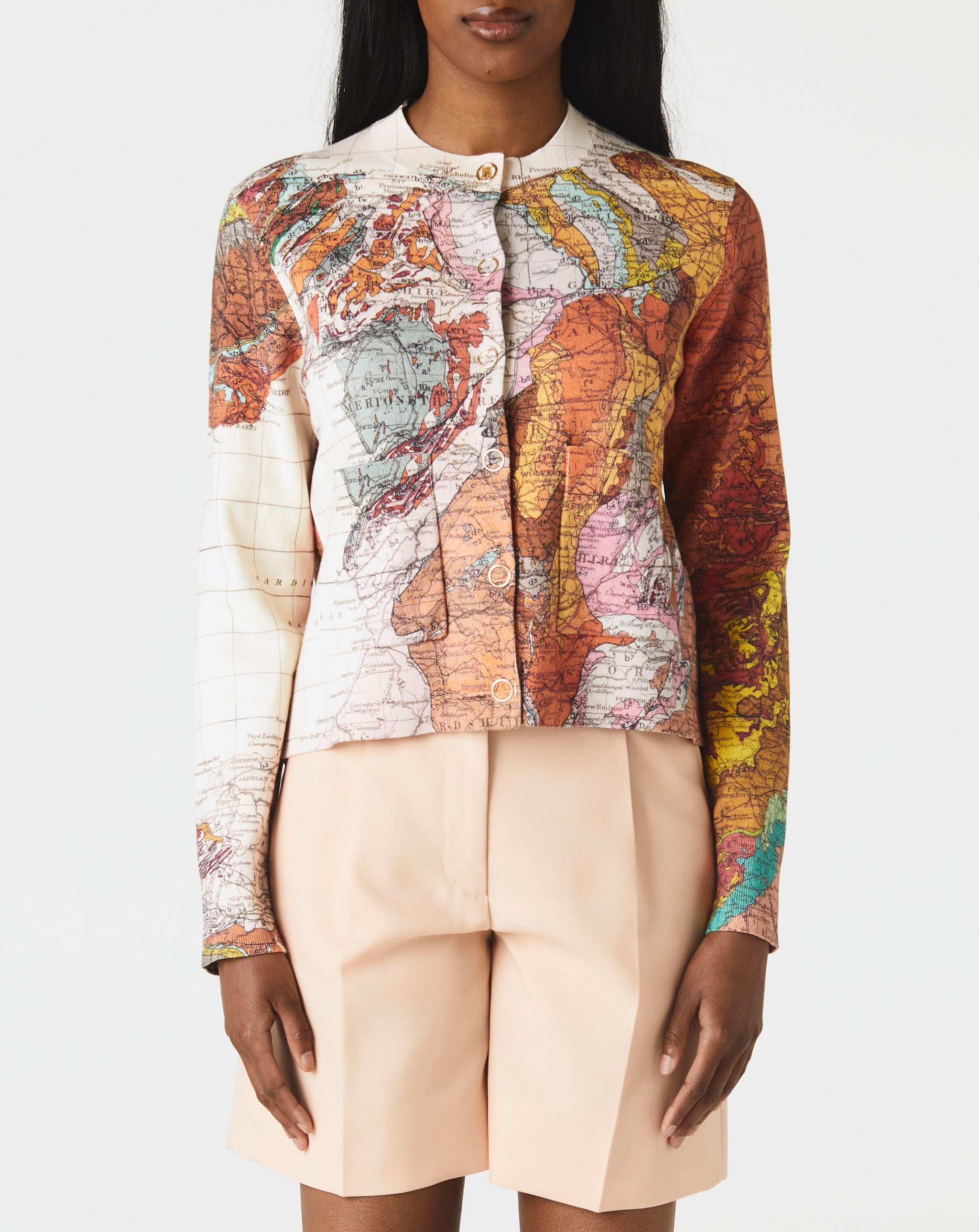 Paz Map Cardigan