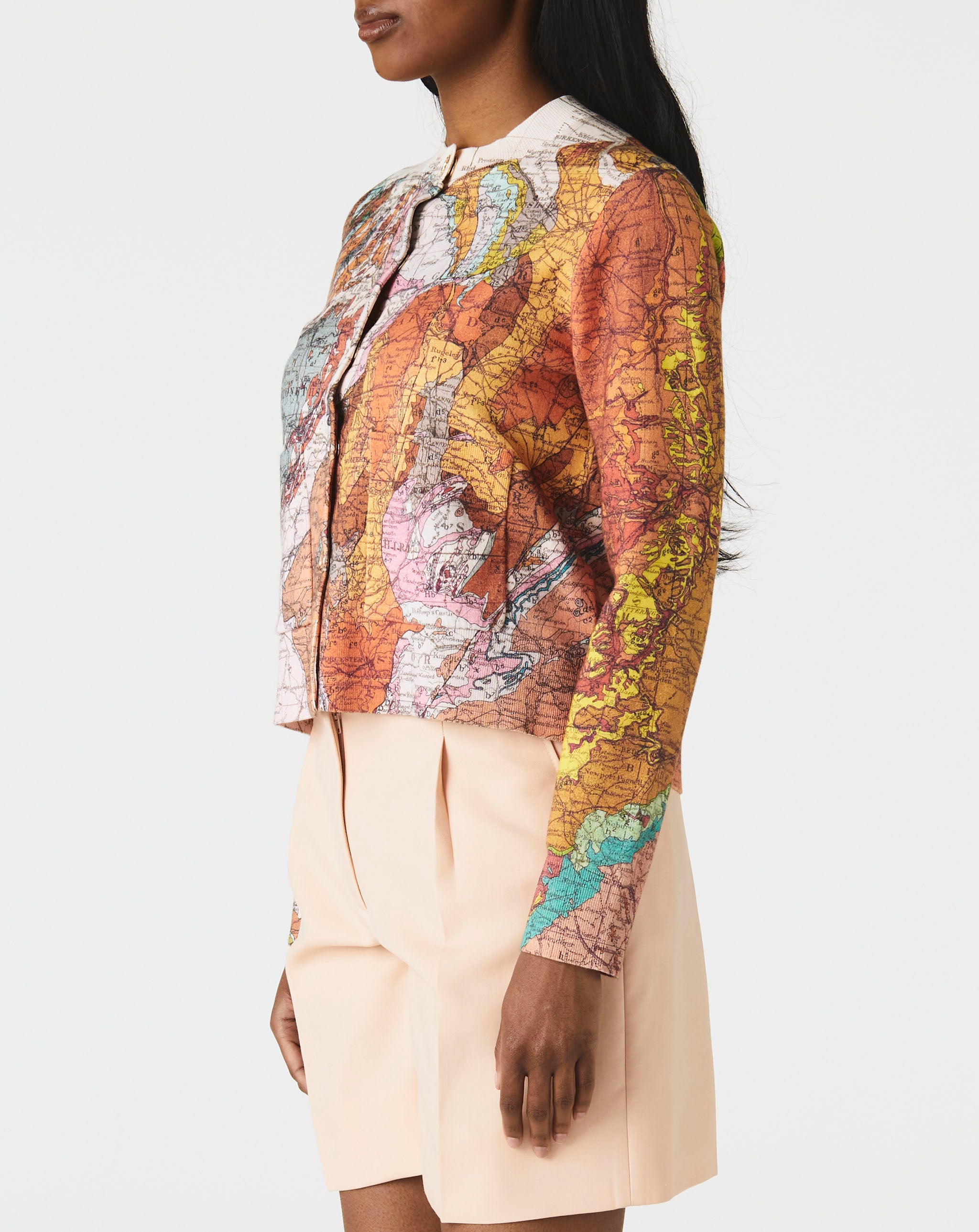 Paz Map Cardigan