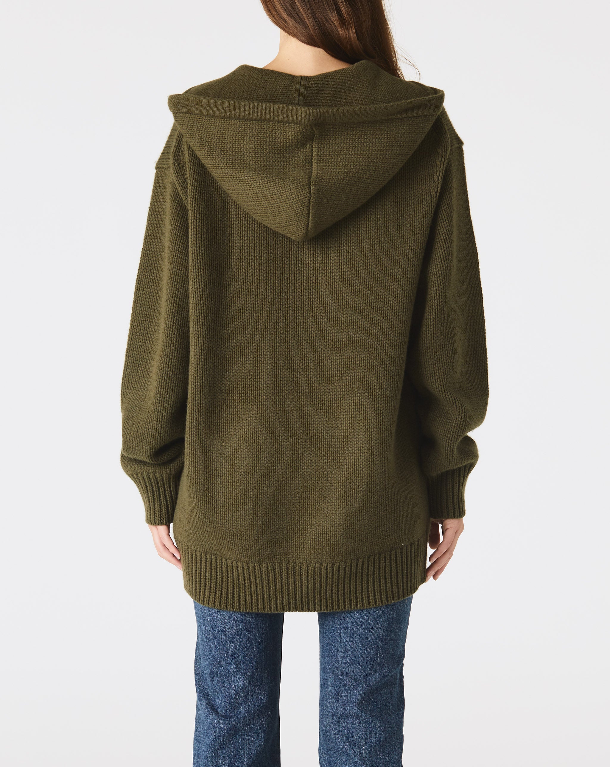 Atticus Oversized Zip Knit Hoodie