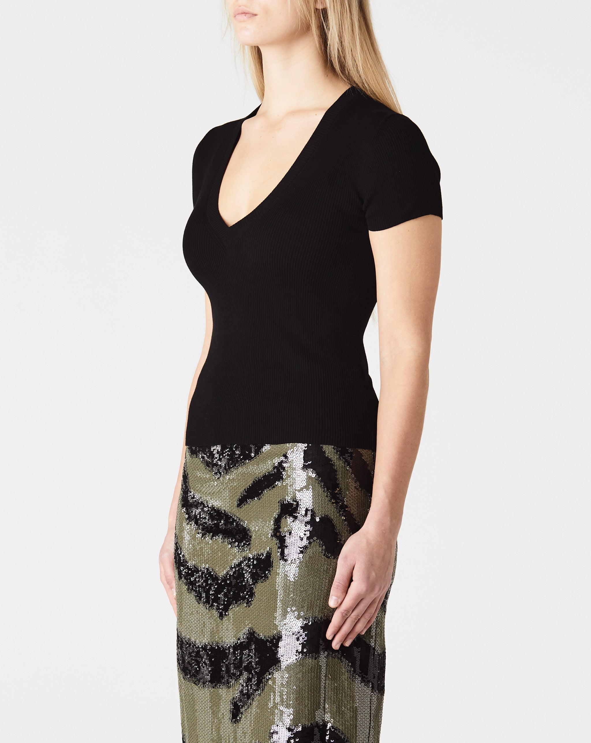 Italia Cotton Ribbed Sweater