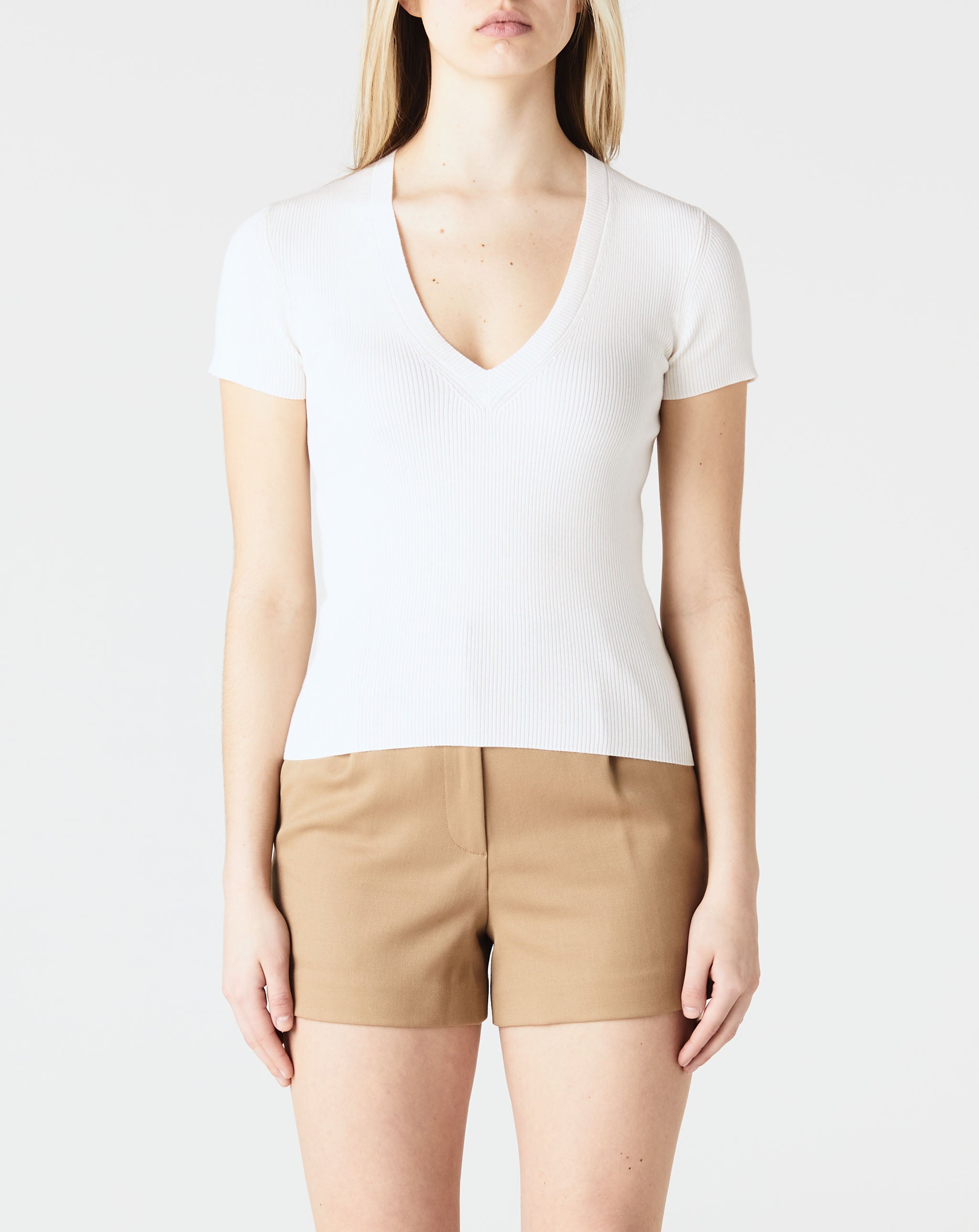 Italia Cotton Ribbed Sweater
