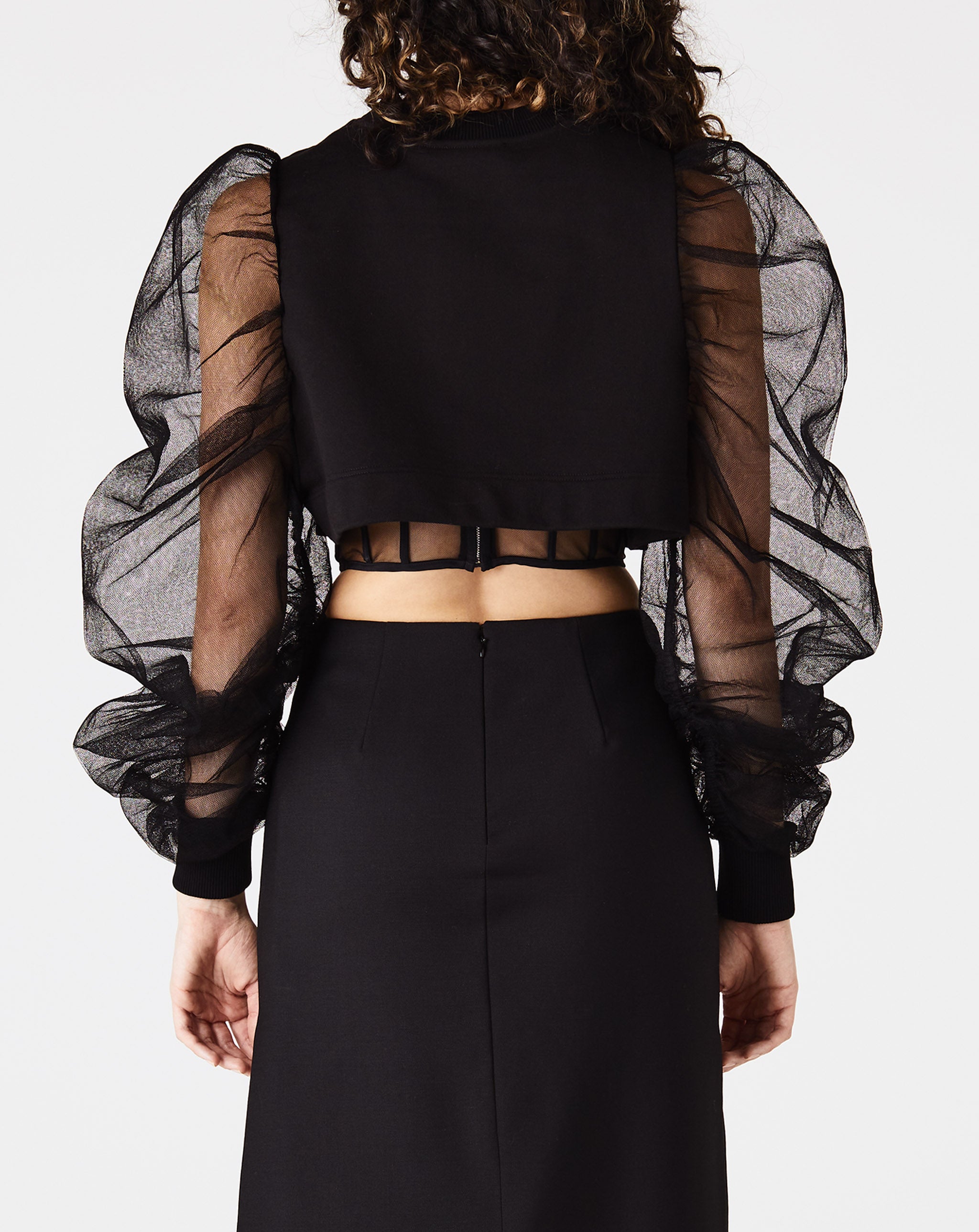 Tulle Sleeve Top