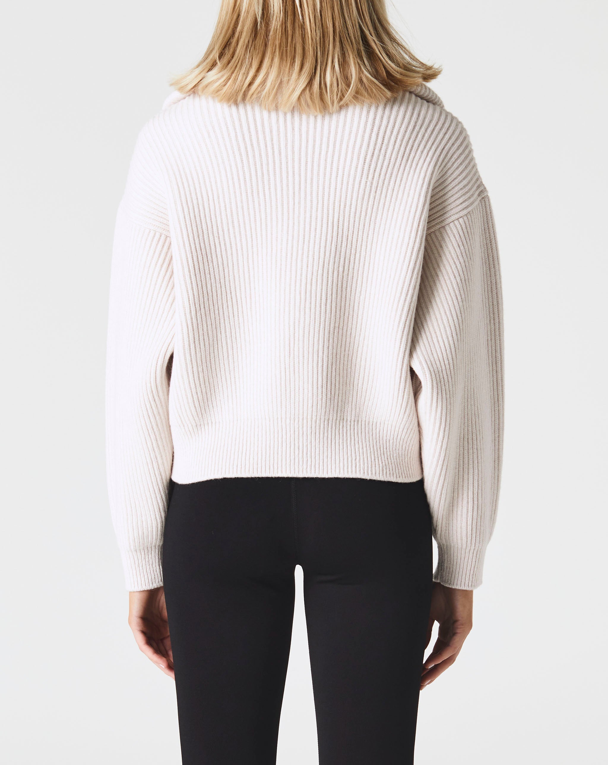 Maille Cote Anglaise Pull Col Zippe