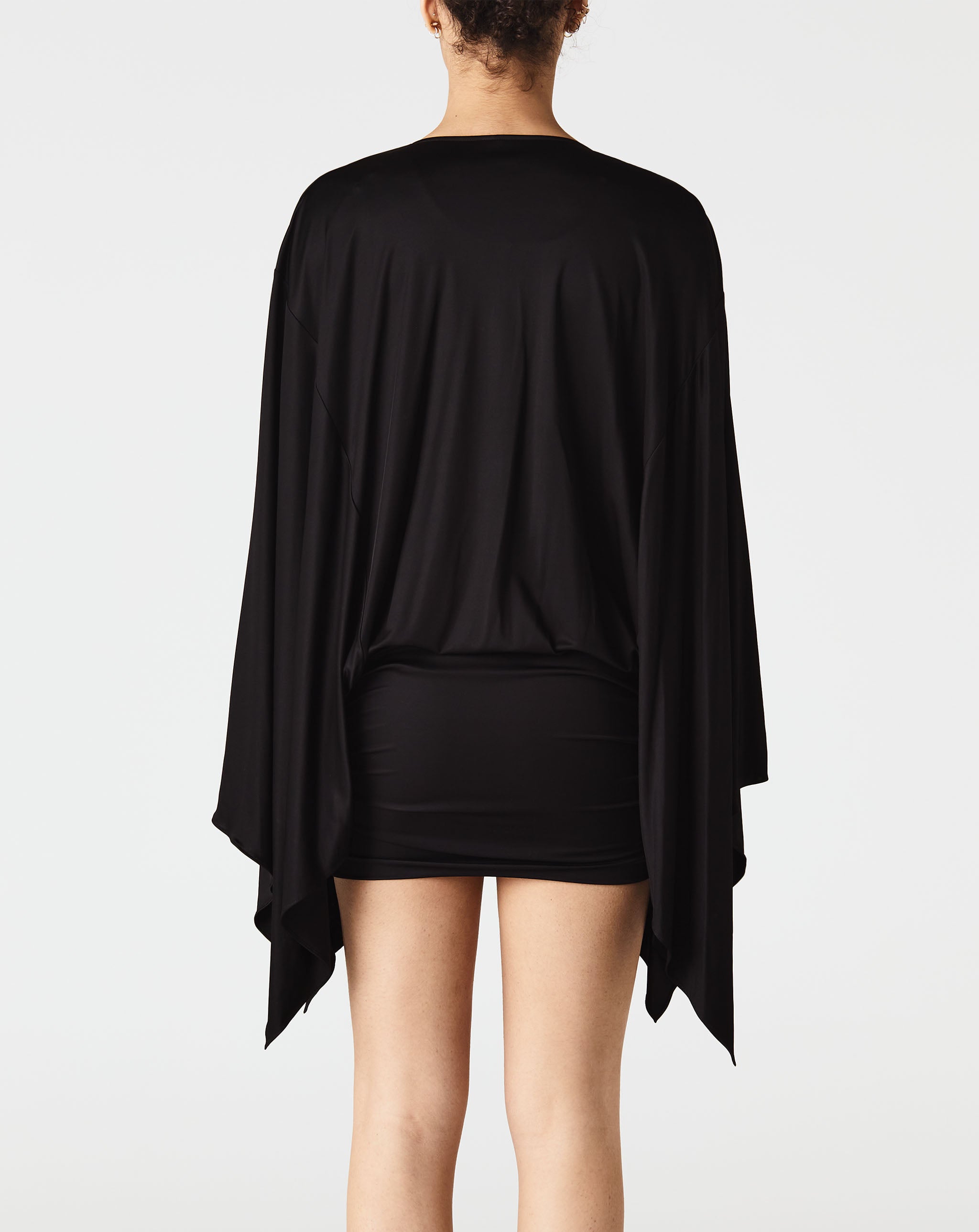 Slick Jersey Cocktail Mini Dress