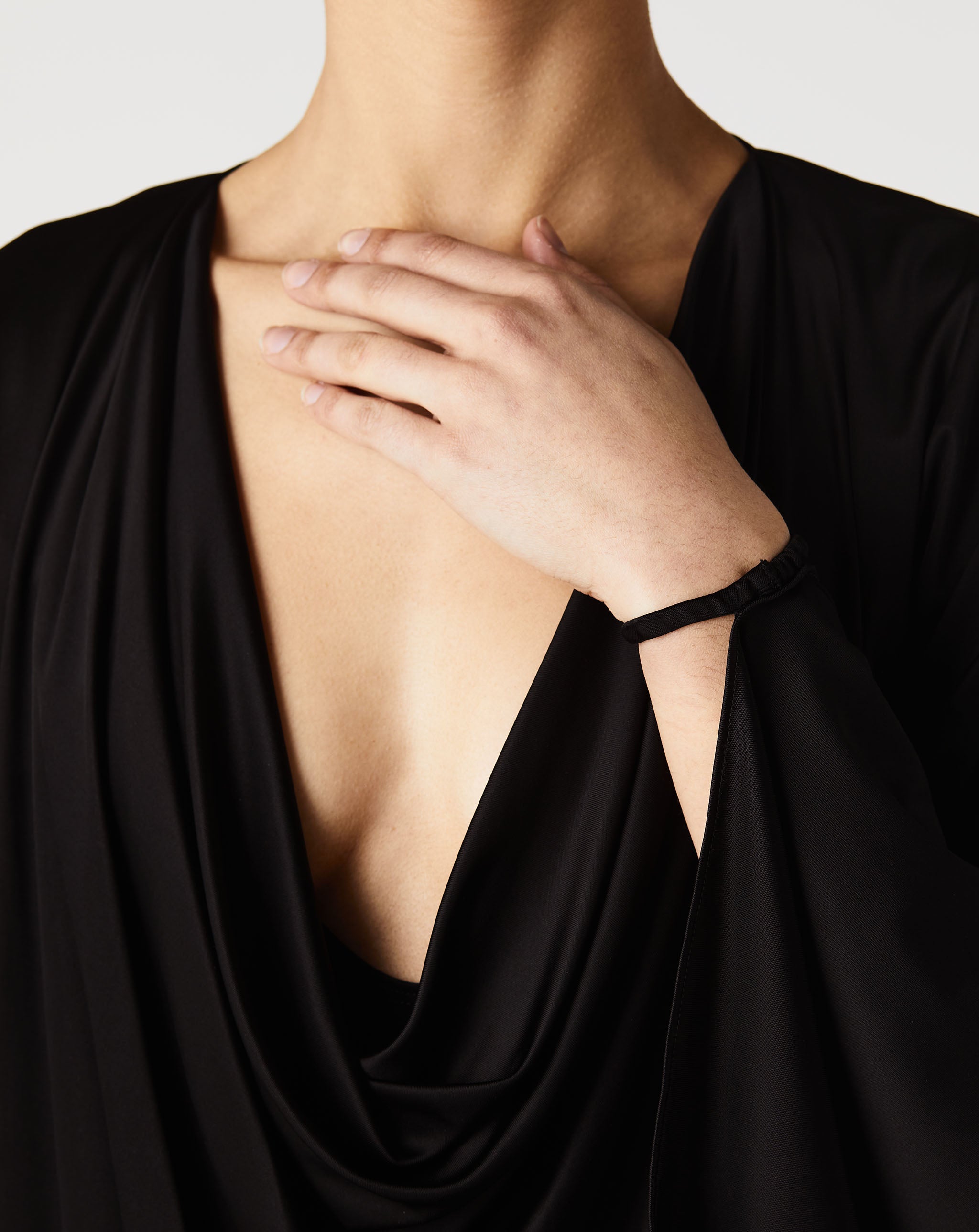 Slick Jersey Cocktail Mini Dress
