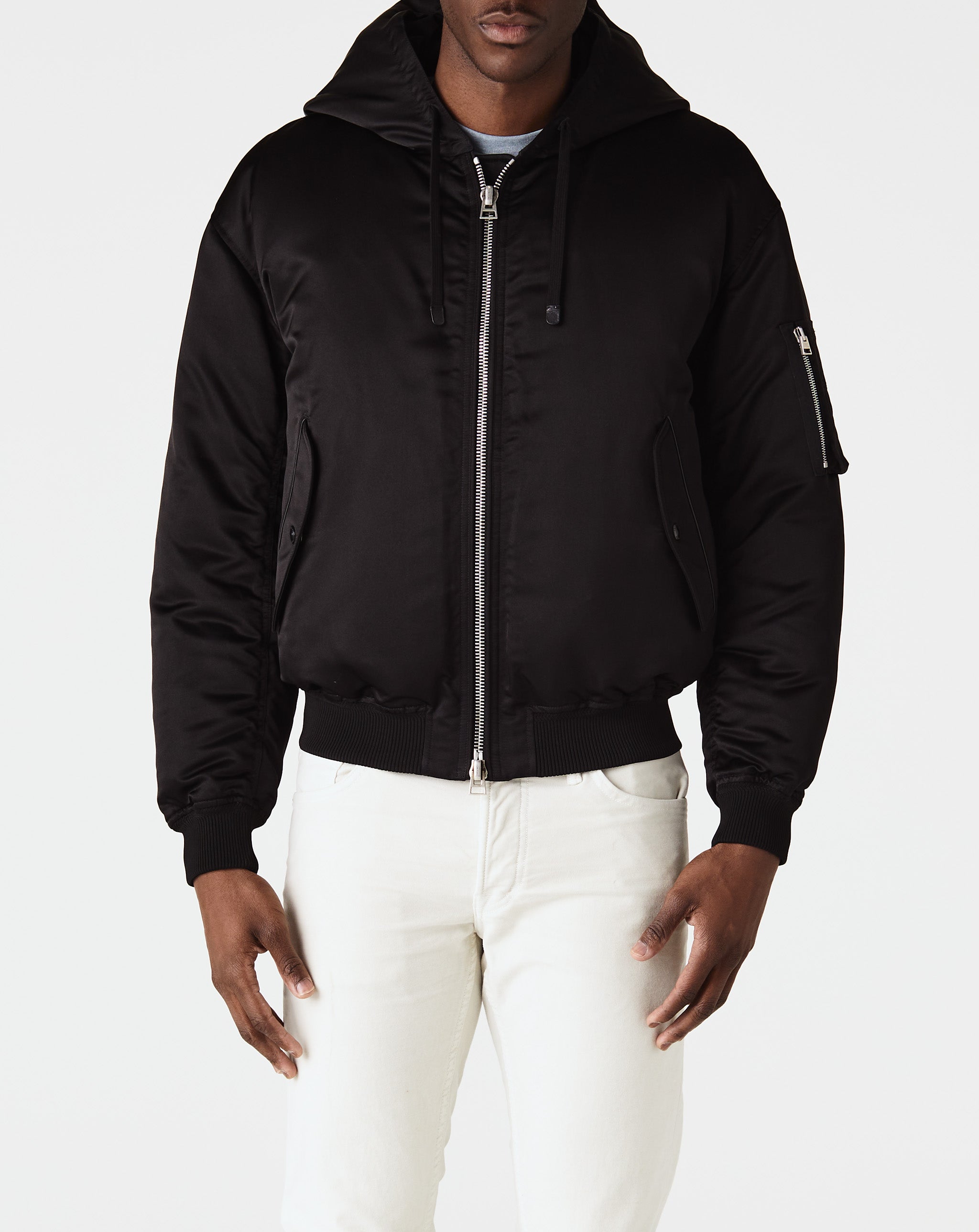 Jap. Satin Bomber Hoodie
