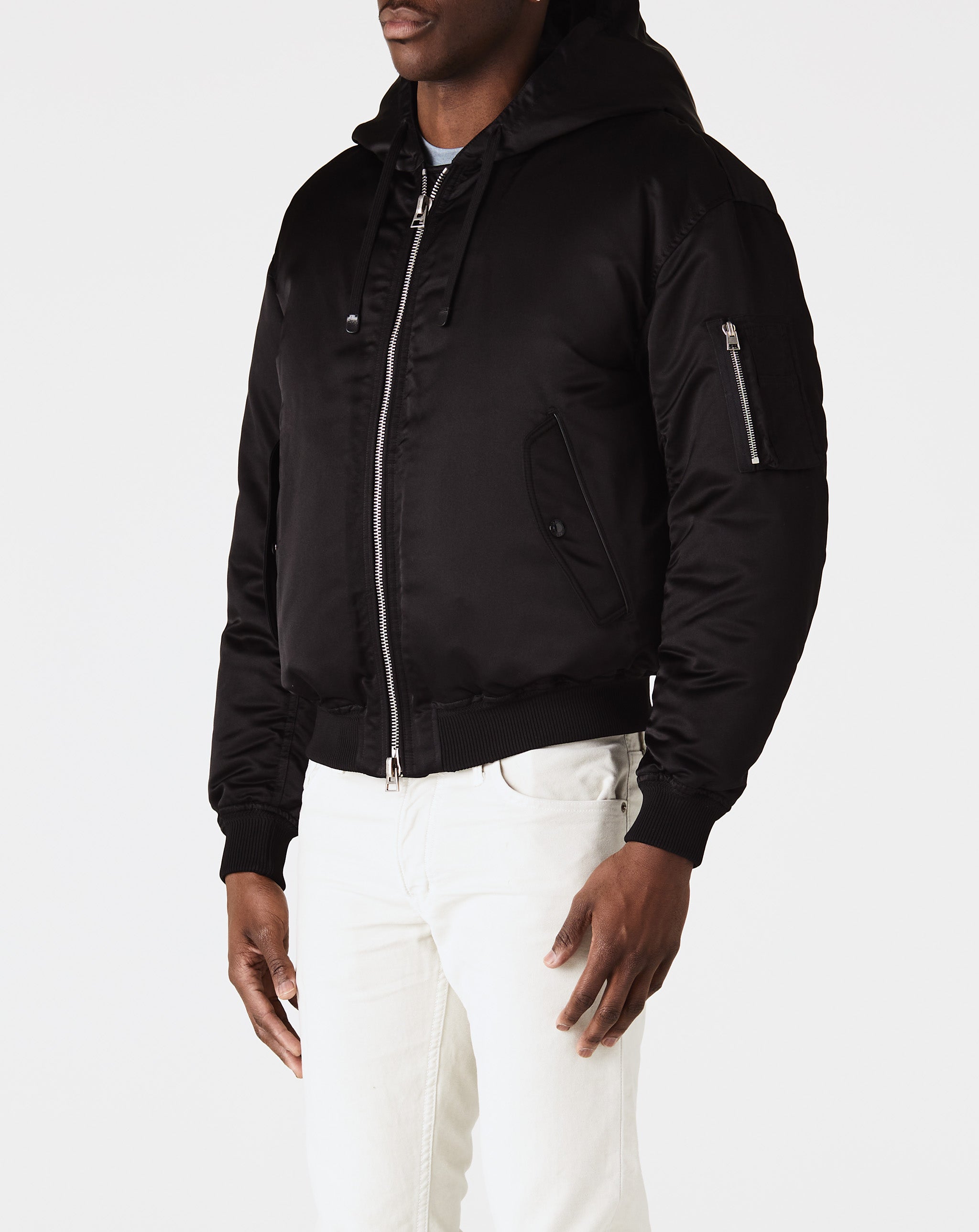 Jap. Satin Bomber Hoodie