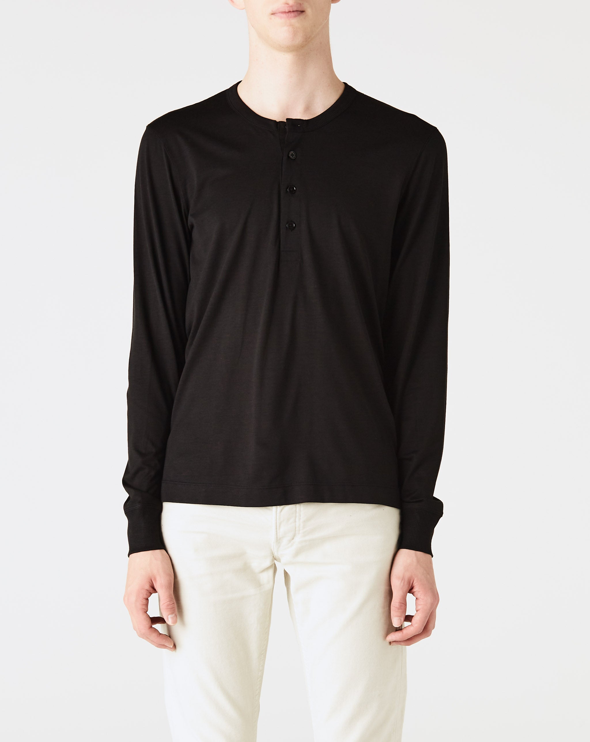Silk Cotton Henley