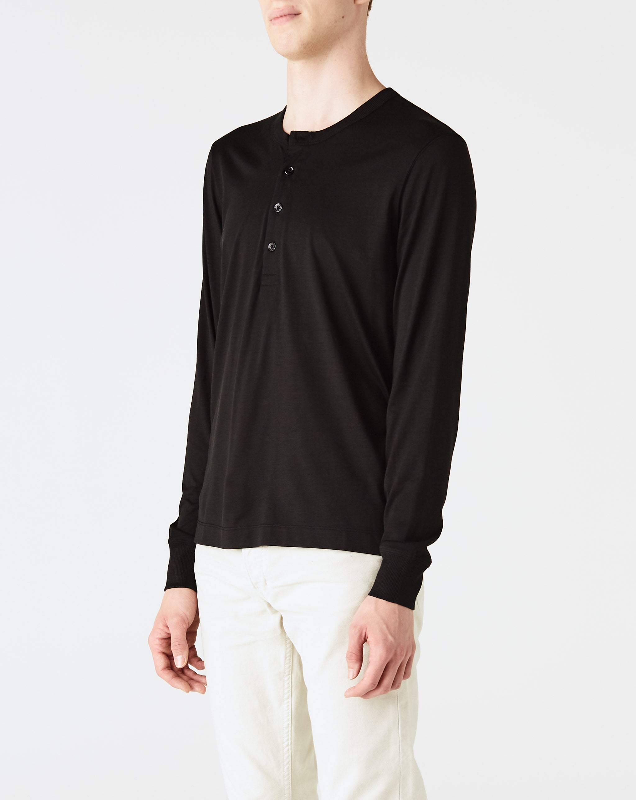 Silk Cotton Henley