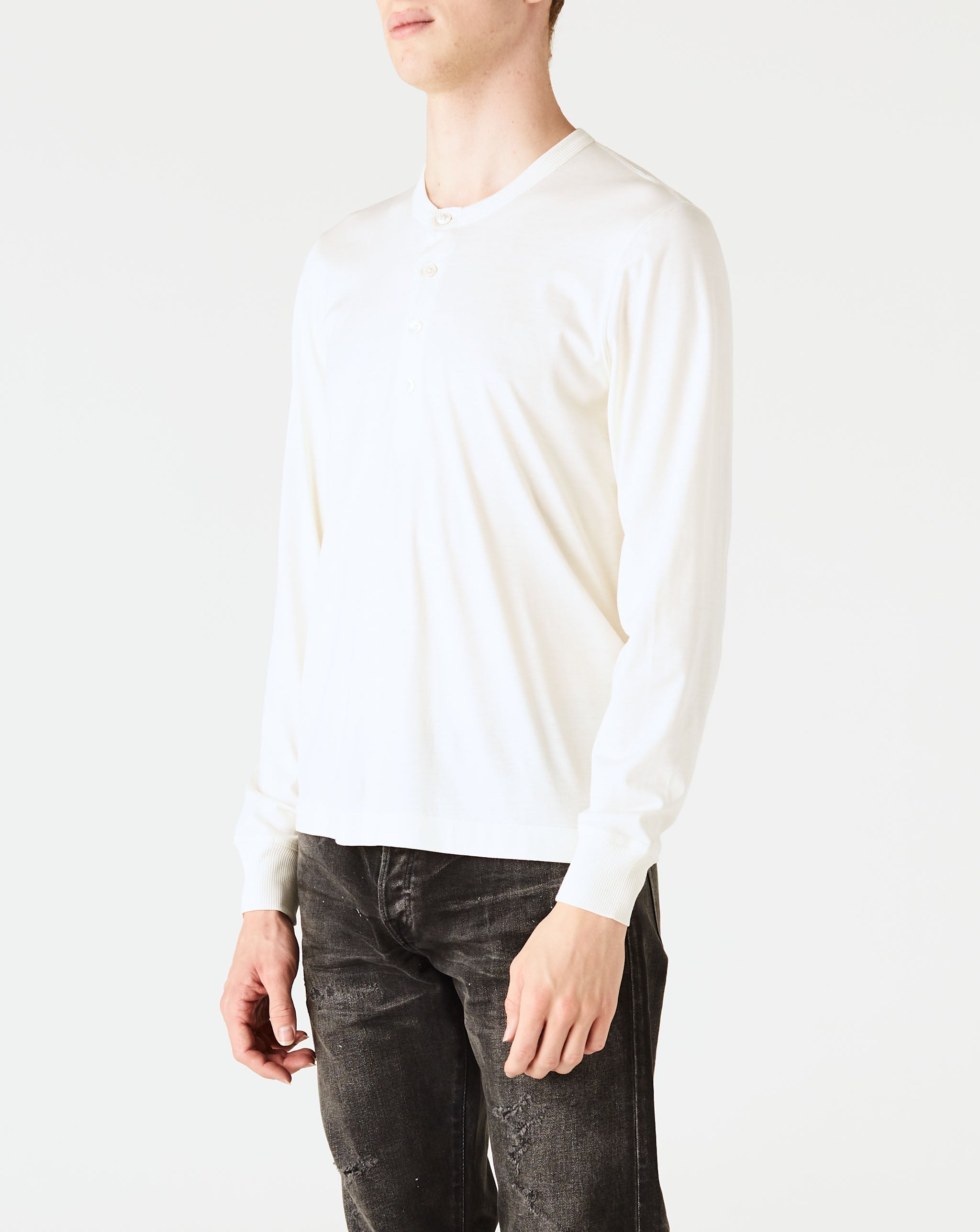 Silk Cotton Henley