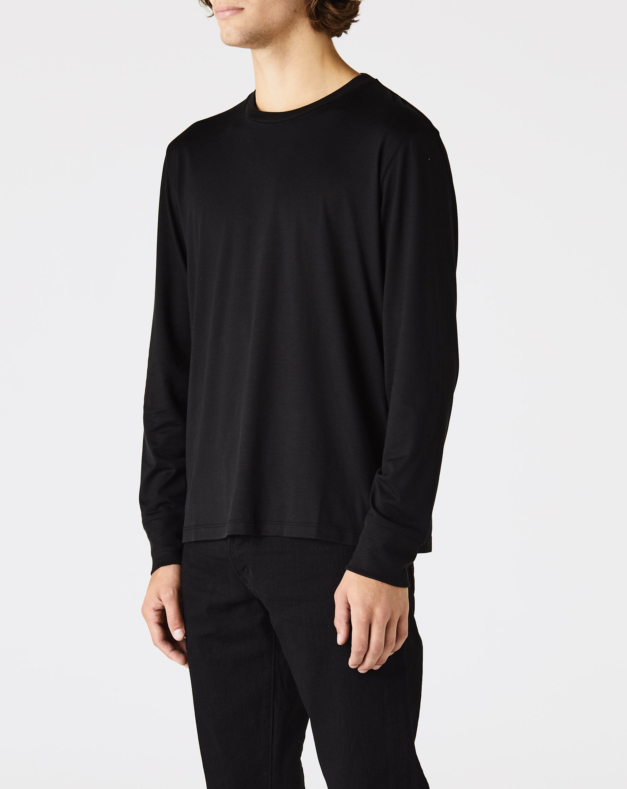 Silk Cotton Long Sleeve T-Shirt