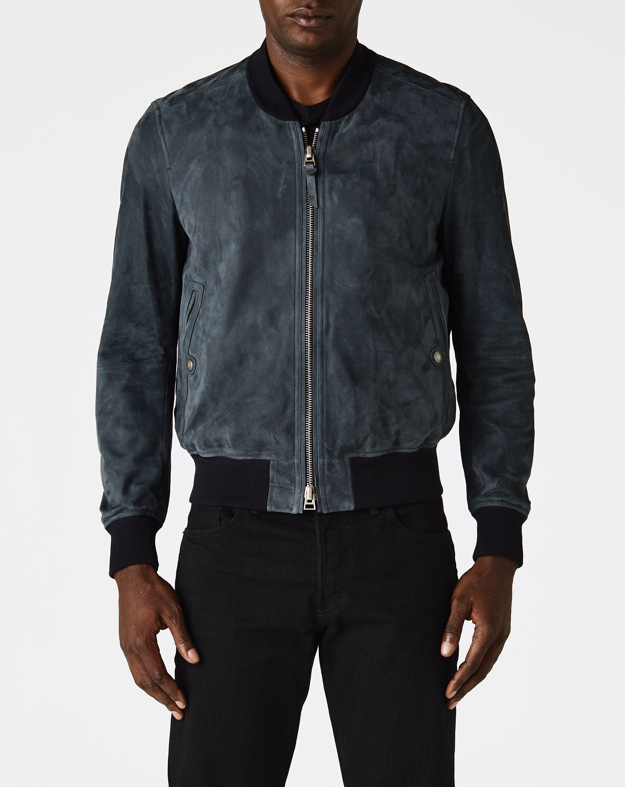 Suede Bomber Jacket