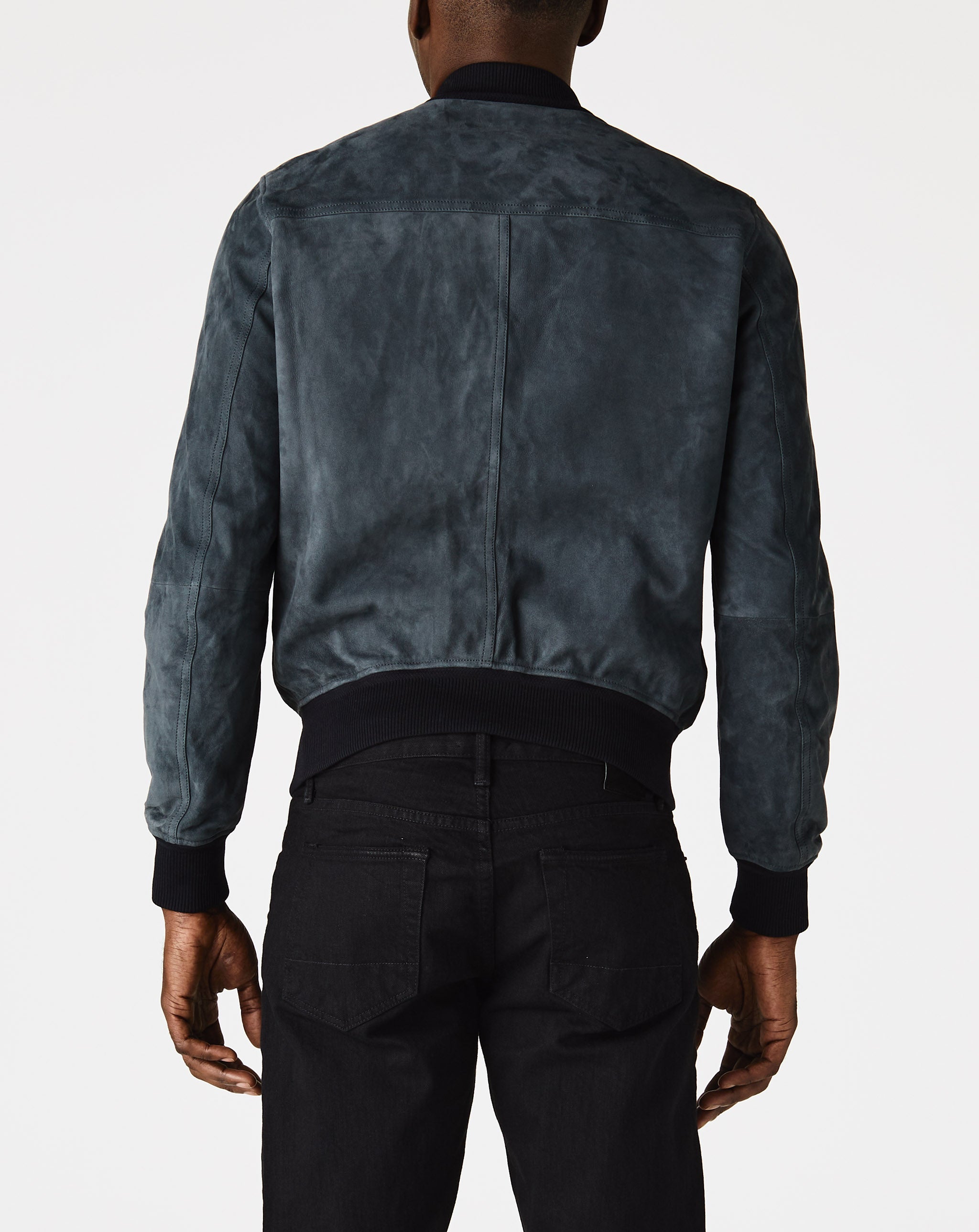 Suede Bomber Jacket