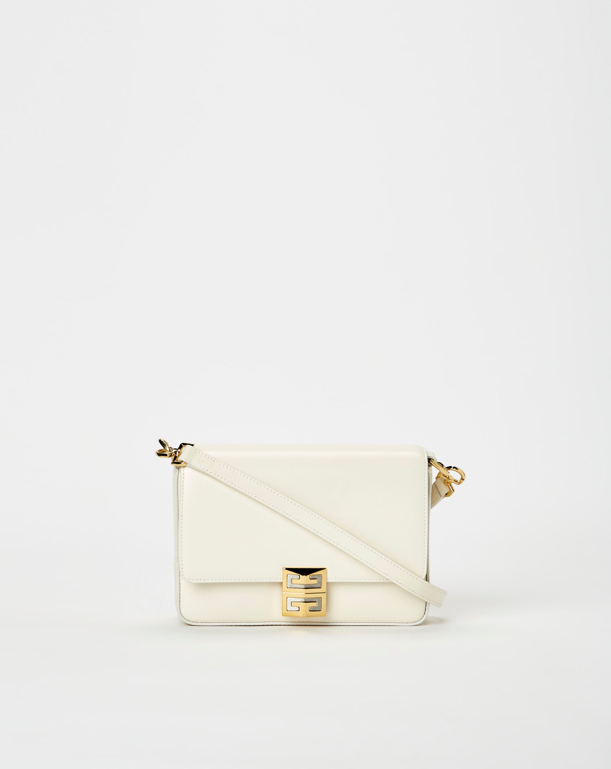 4G Medium Crossbody Canvas Bag with Cube Chain