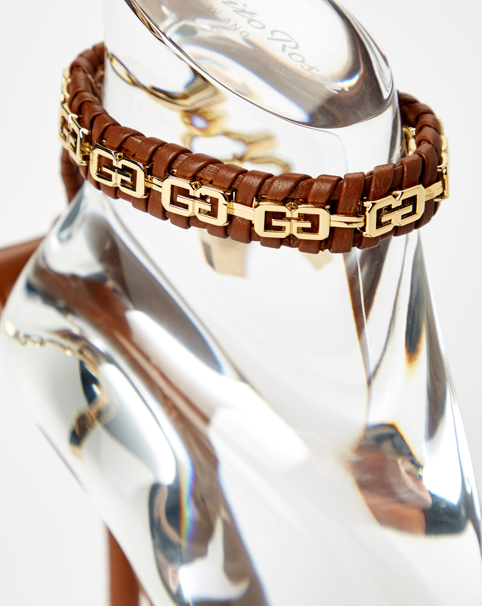 G Woven Ankle Strap