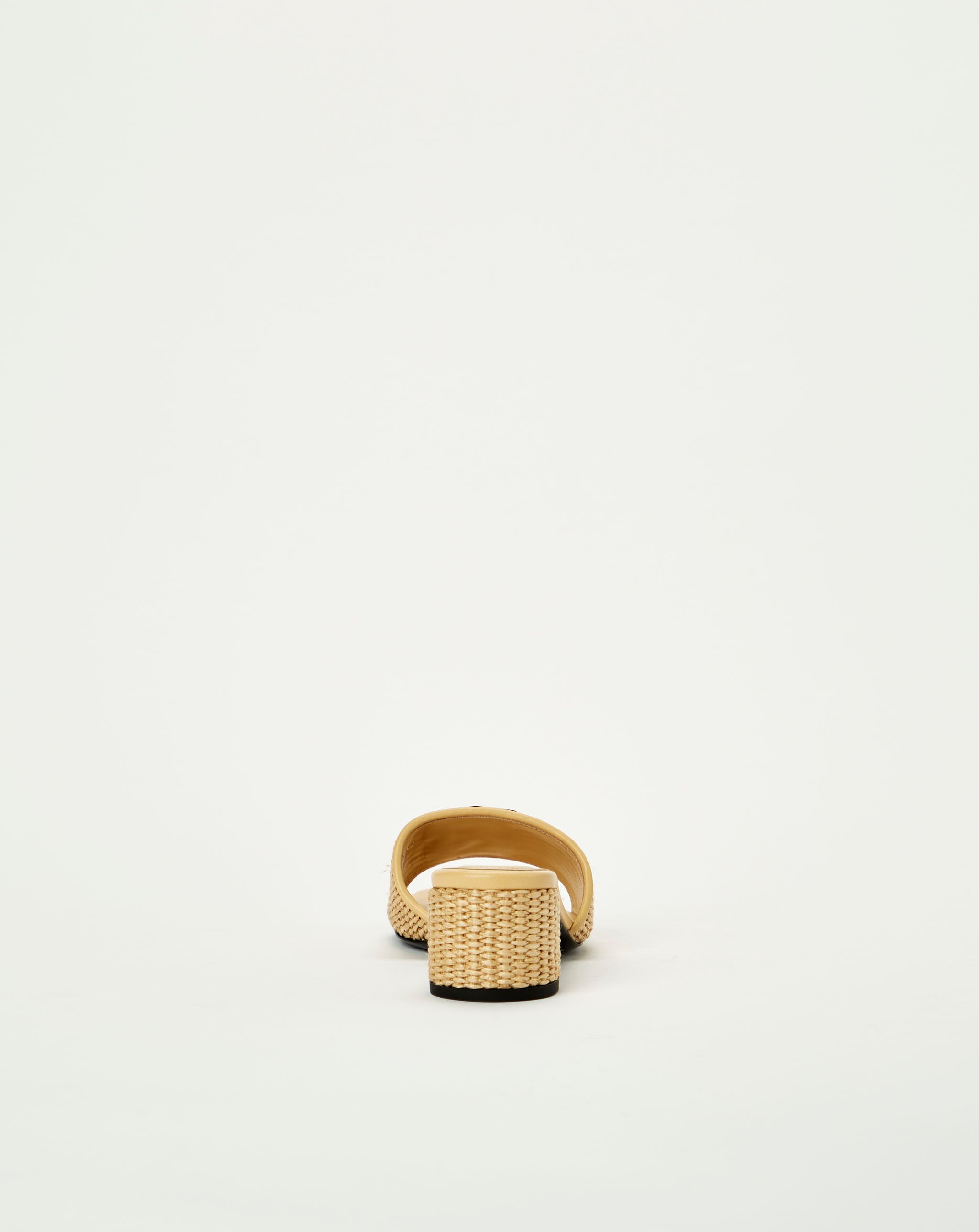 4G Raffia 45 Block Heel