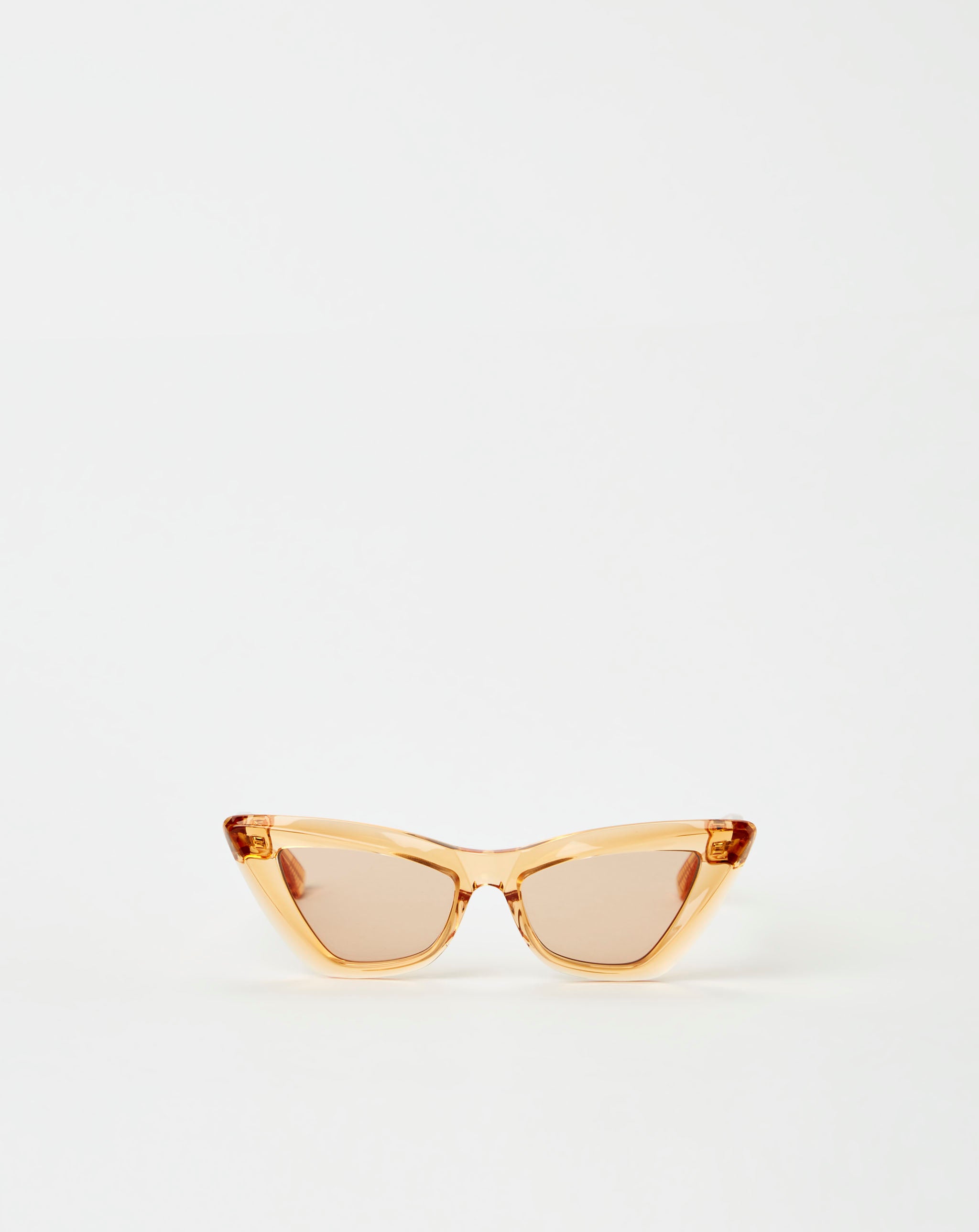 Orange Angled Cat Eye