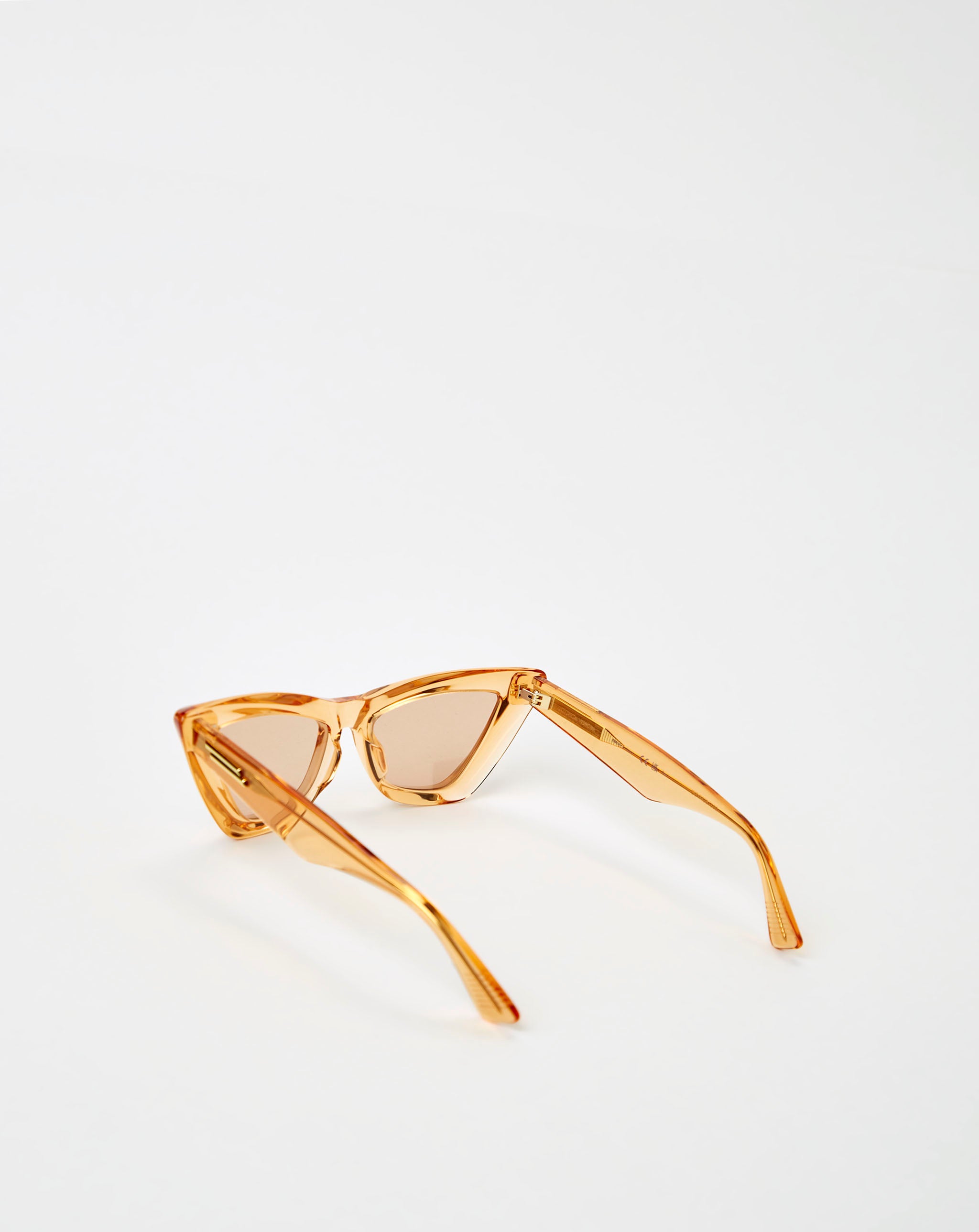 Orange Angled Cat Eye