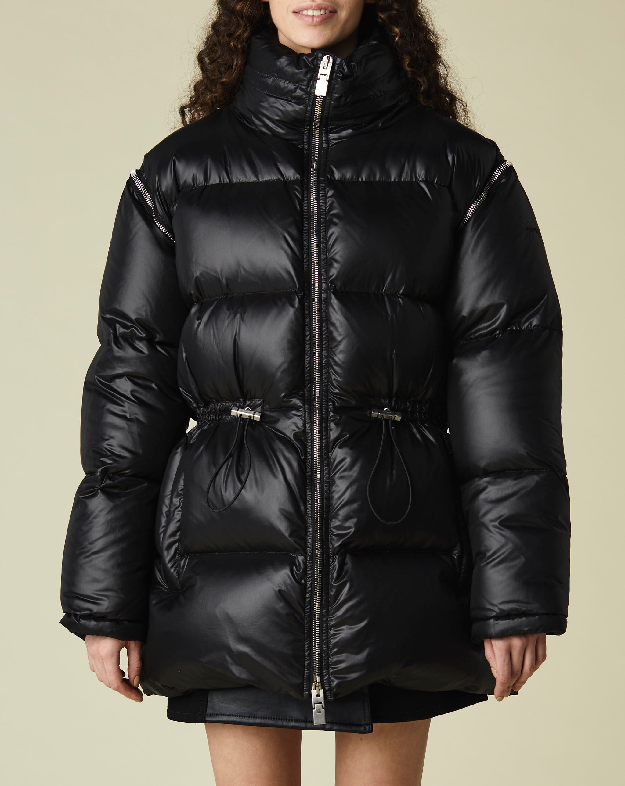 Cinched Puffer Jacket