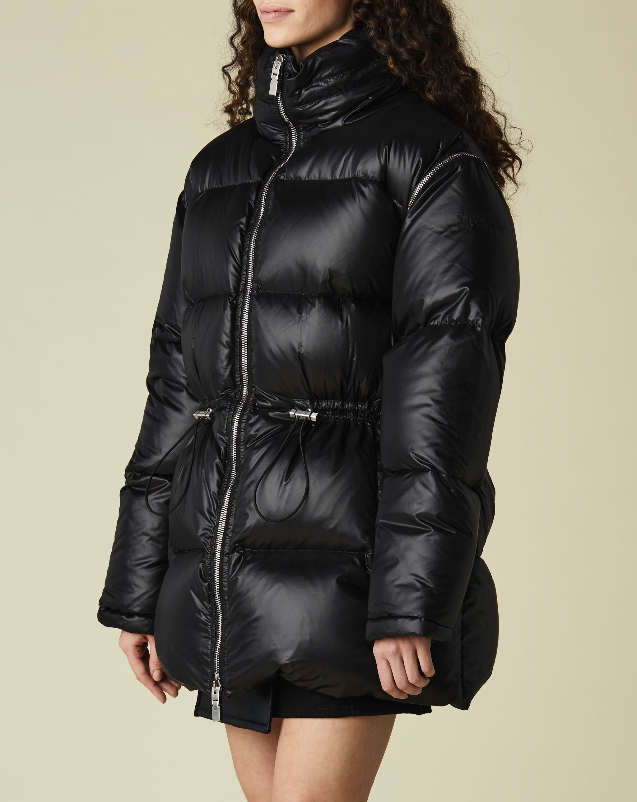 Cinched Puffer Jacket