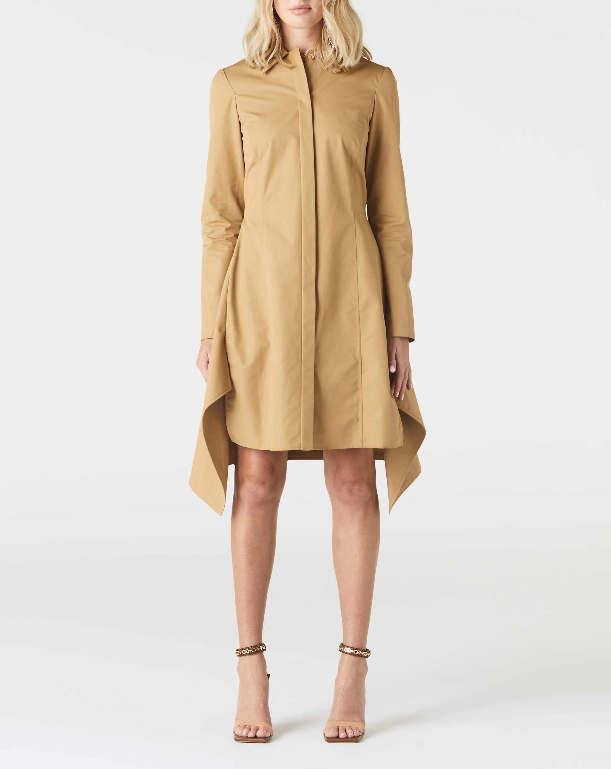Peplum Shirt Dress