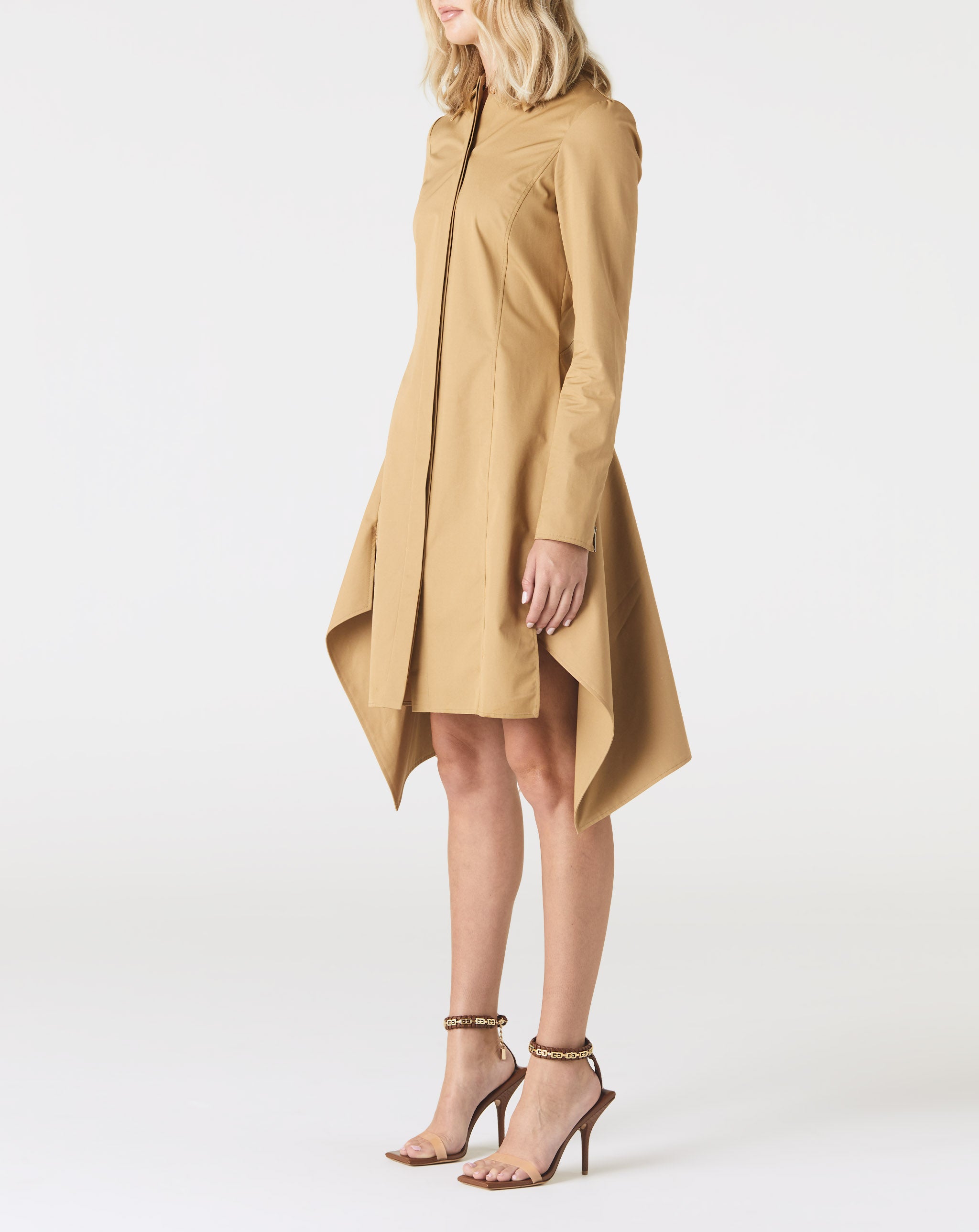 Peplum Shirt Dress