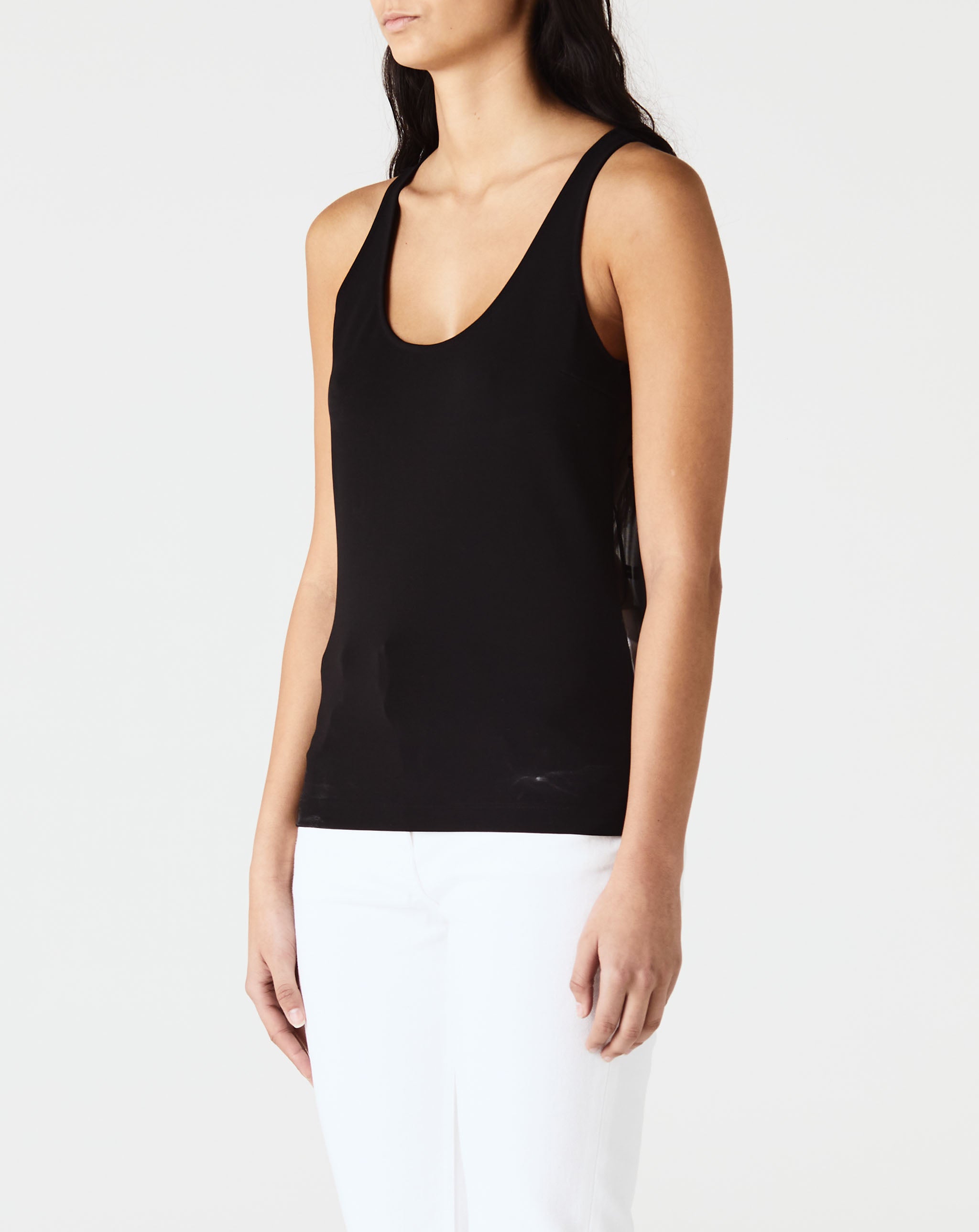Sheer Back Tank Top
