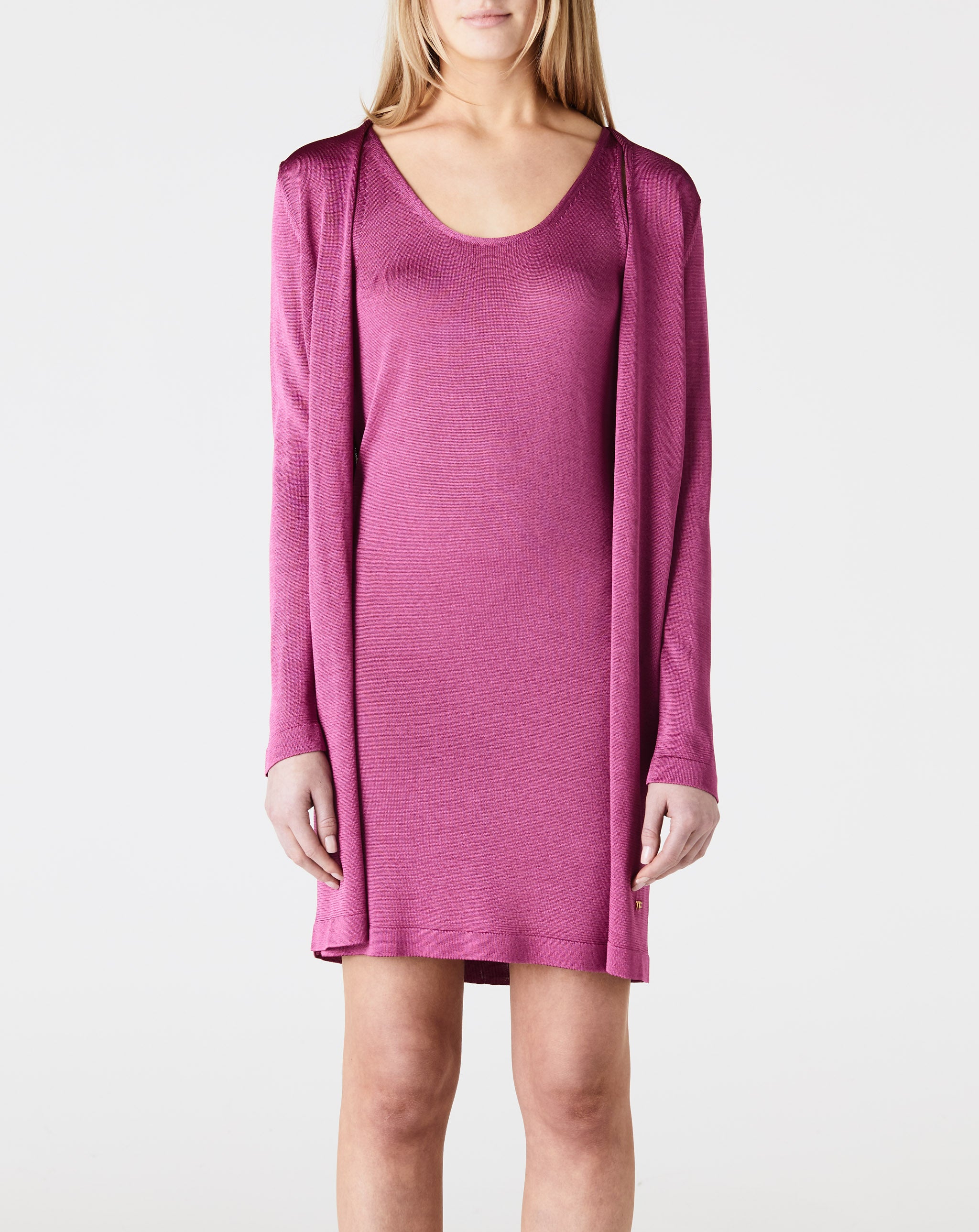 Slinky Viscose Midi Cardigan