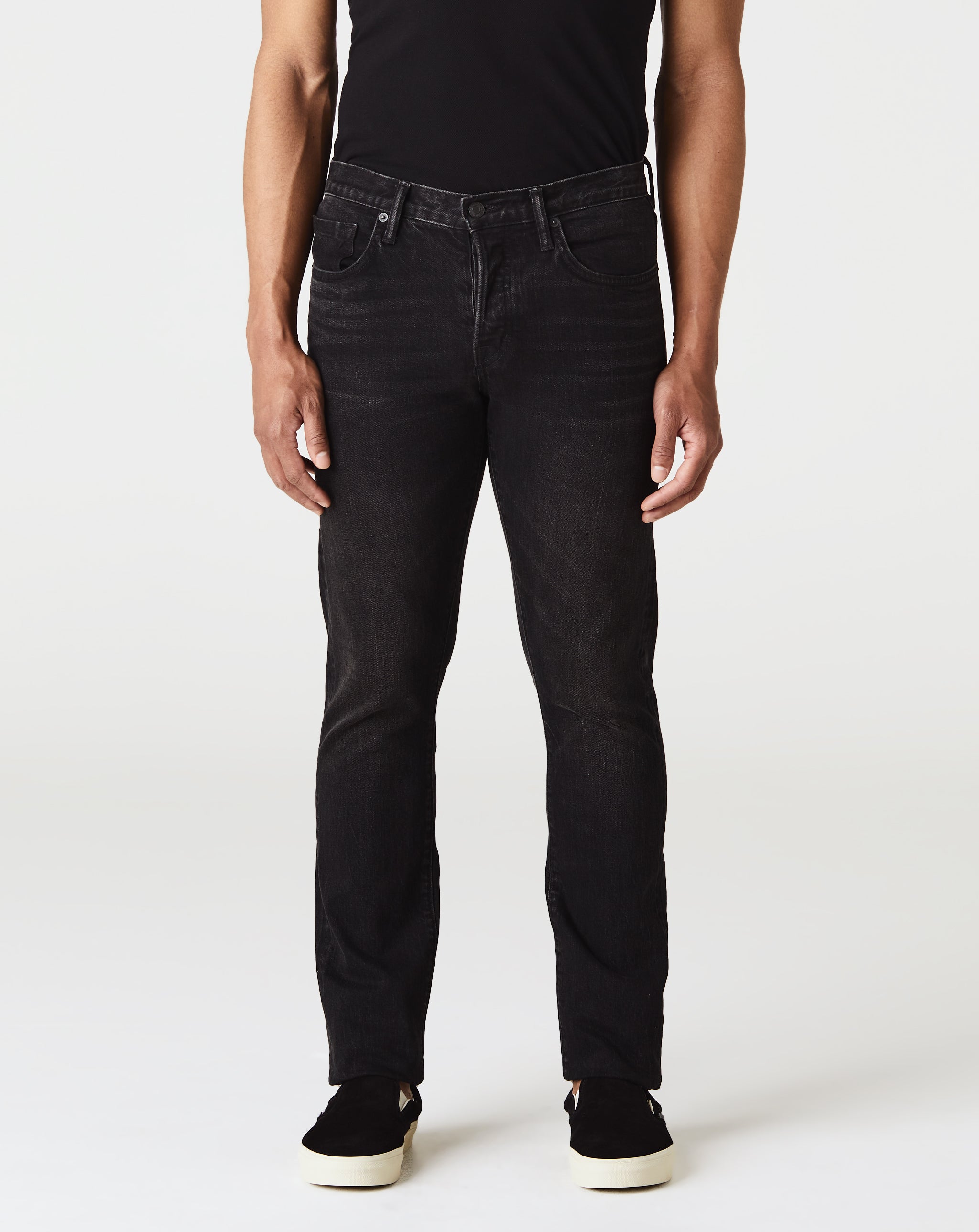 Black Denim Stretch Slim Fit