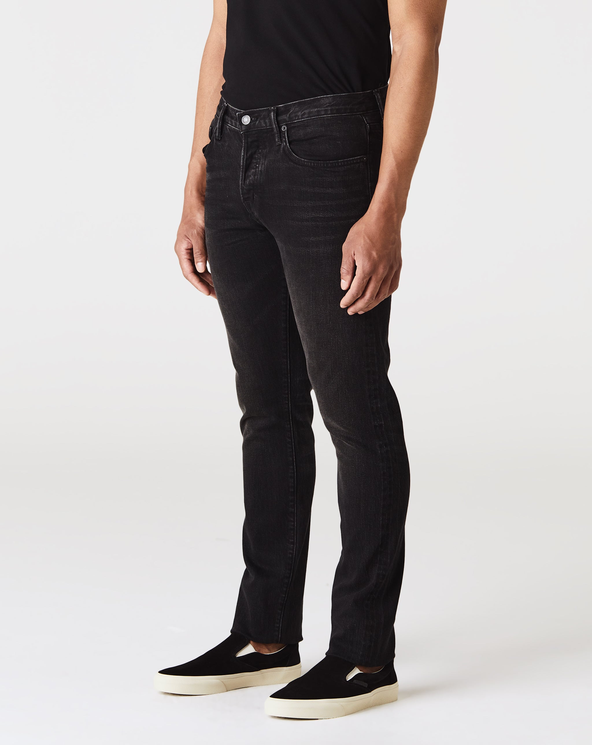 Black Denim Stretch Slim Fit
