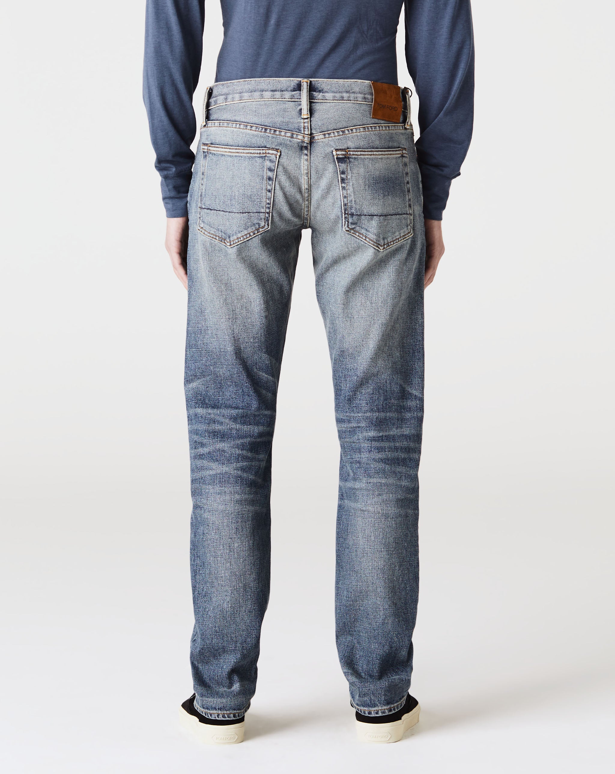 Blue Denim Stretch Slim Fit