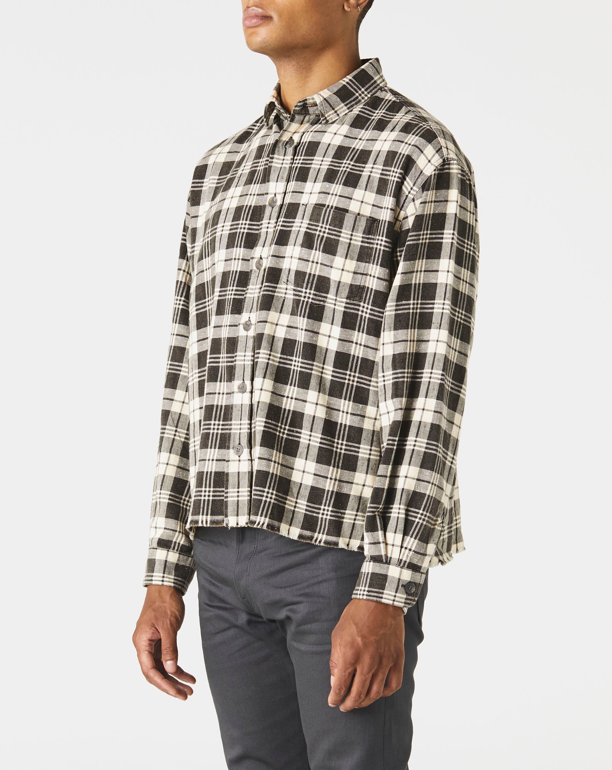 Checkered Oversized Button Down
