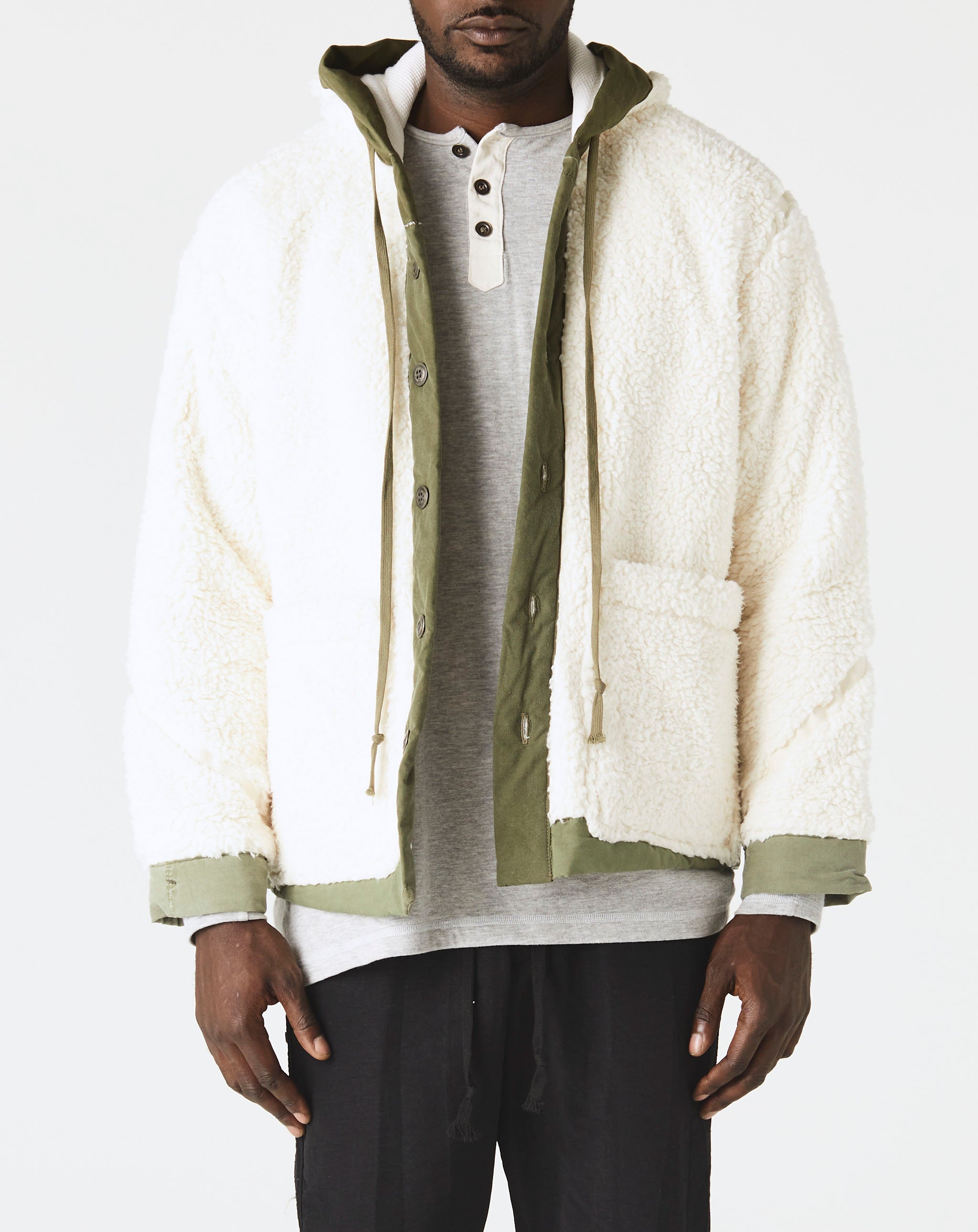 Boxy Hooded Sherpa