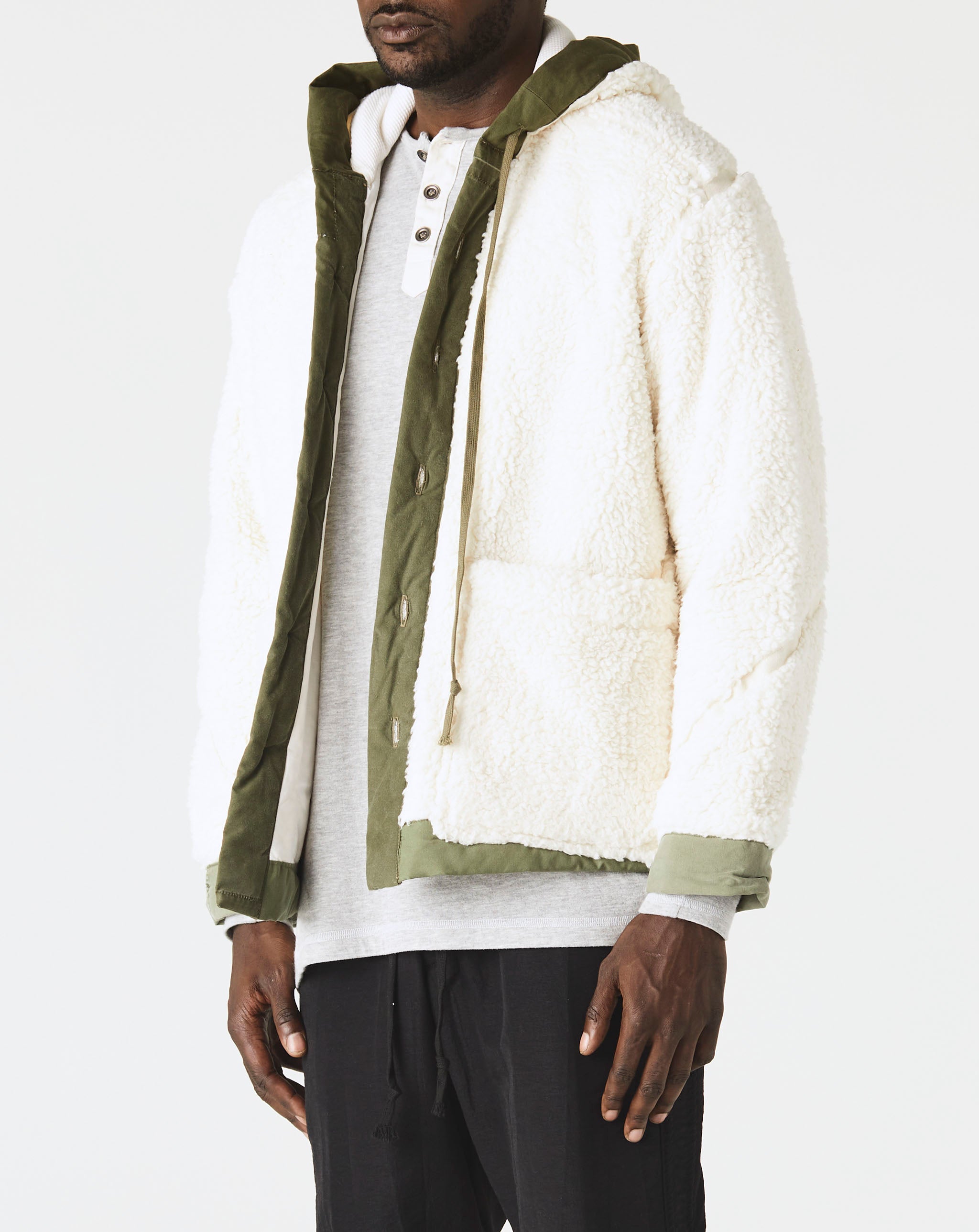 Boxy Hooded Sherpa