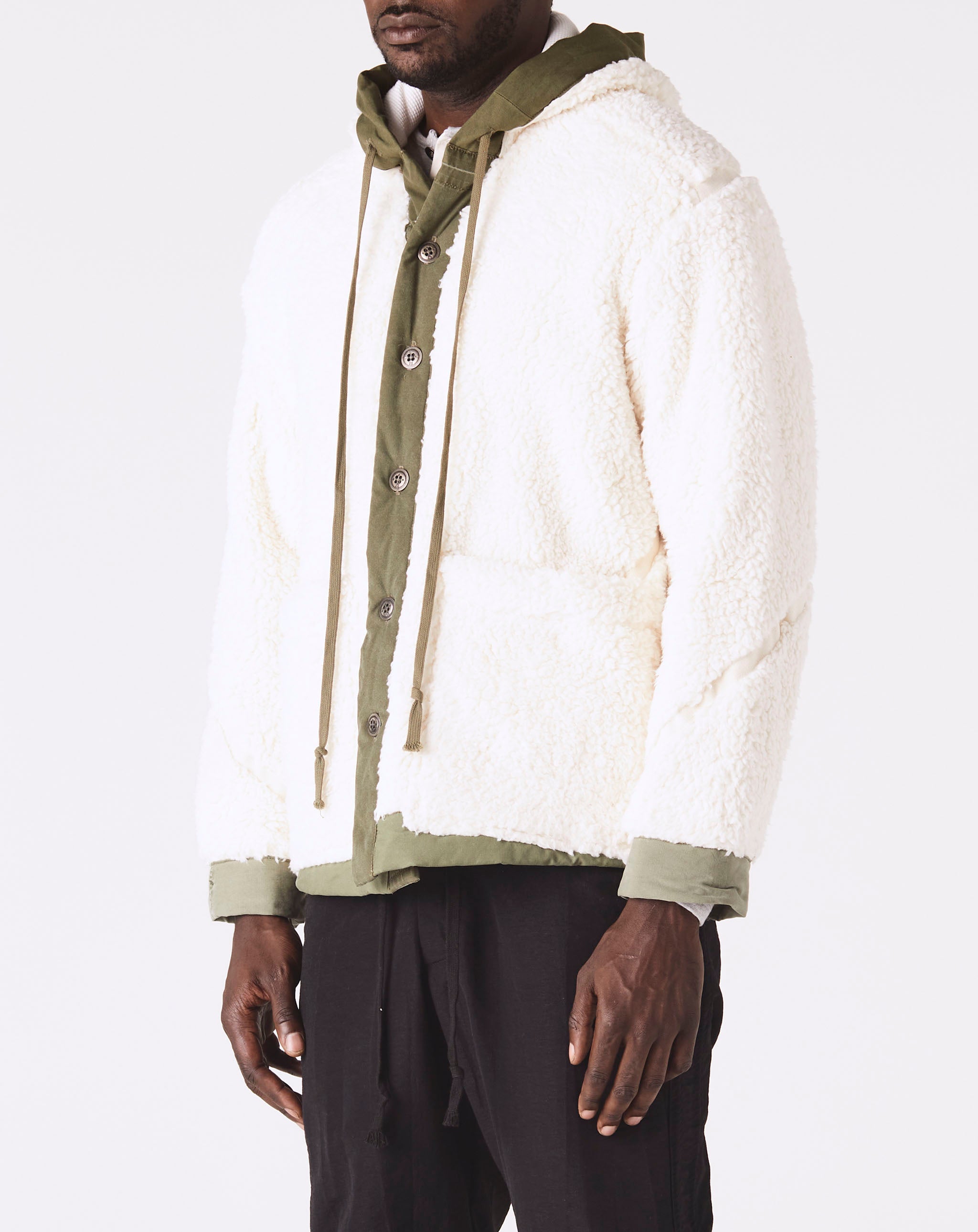 Boxy Hooded Sherpa