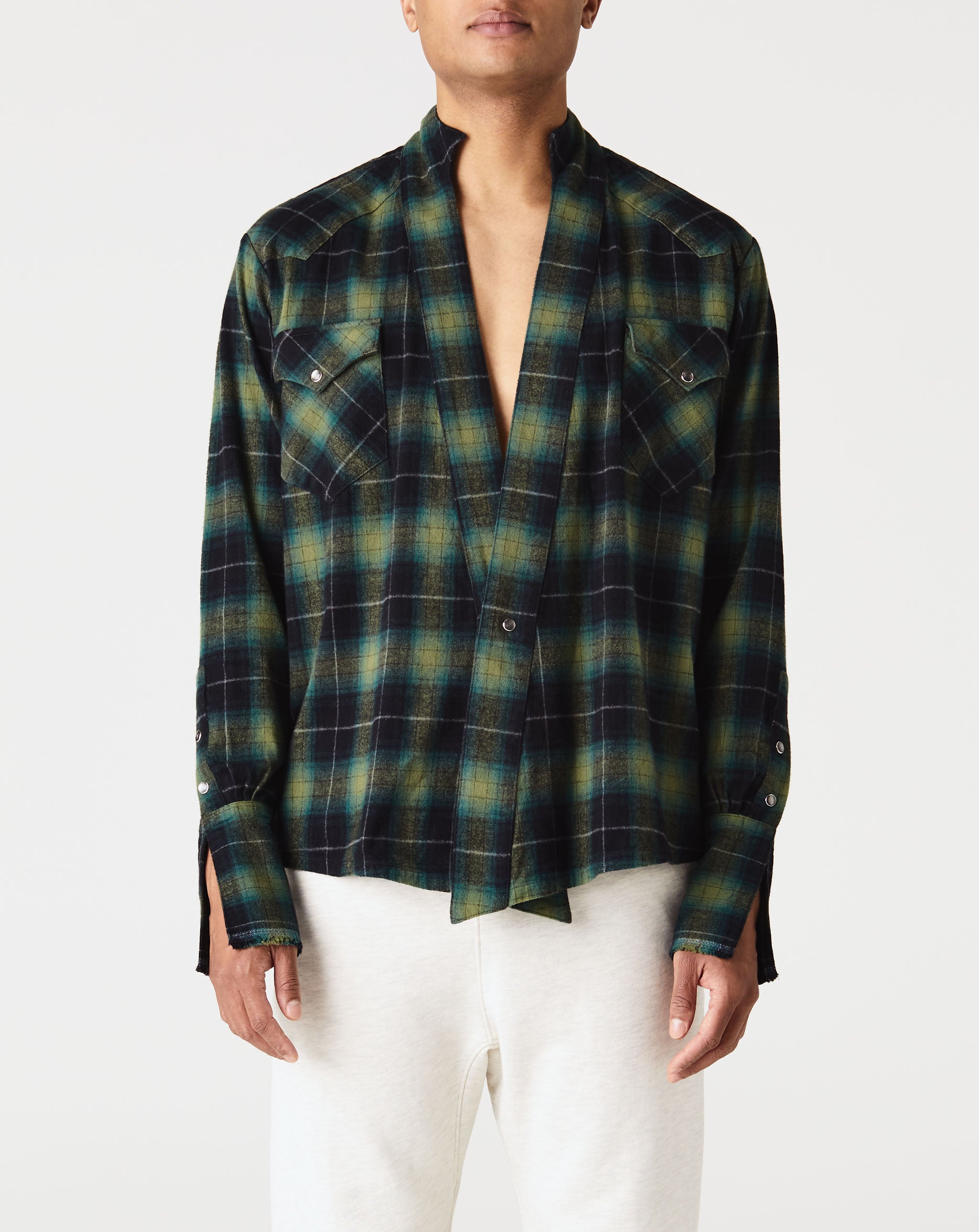 Green Plaid Western GL1