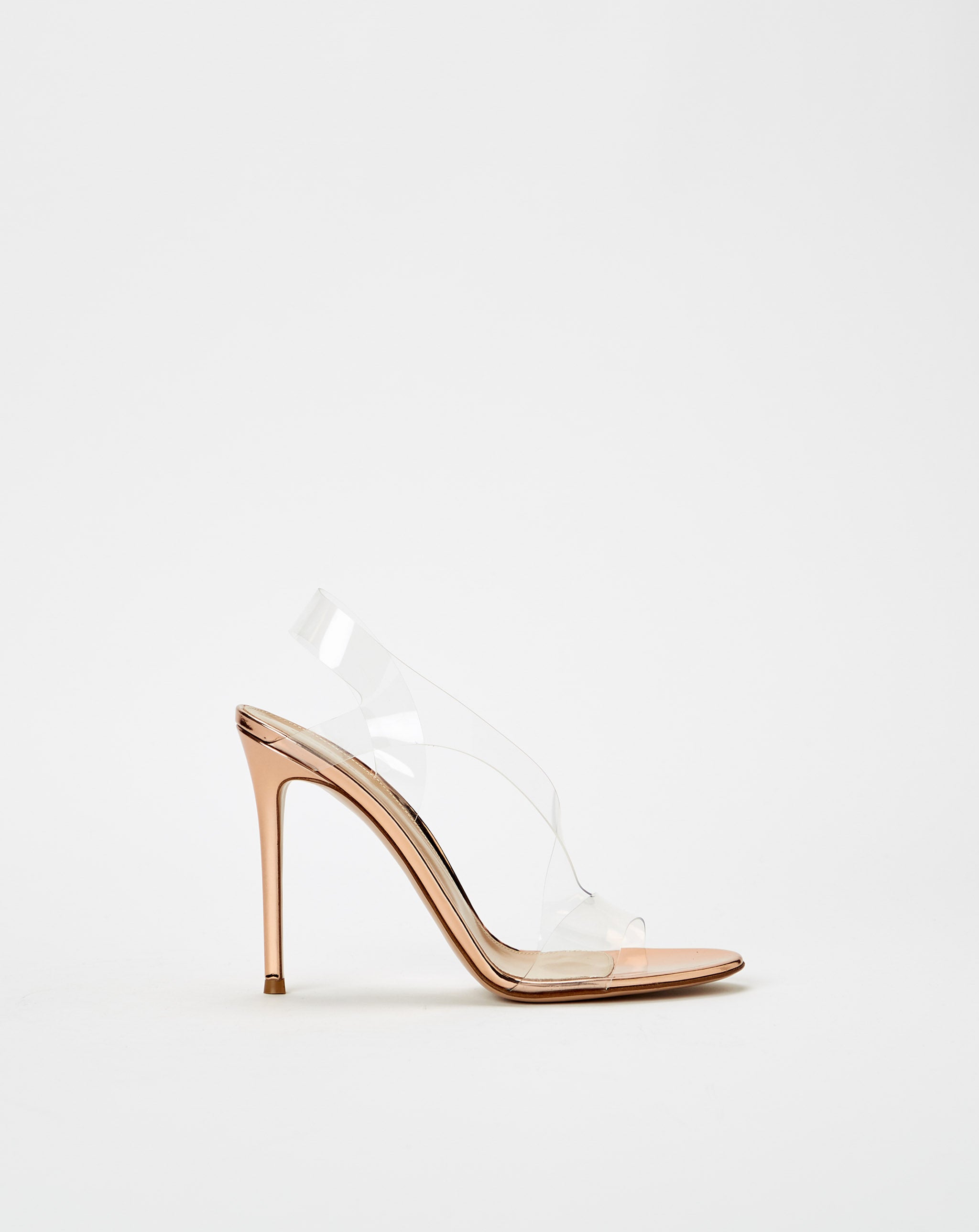 Metropolis Glass and Metal Heel