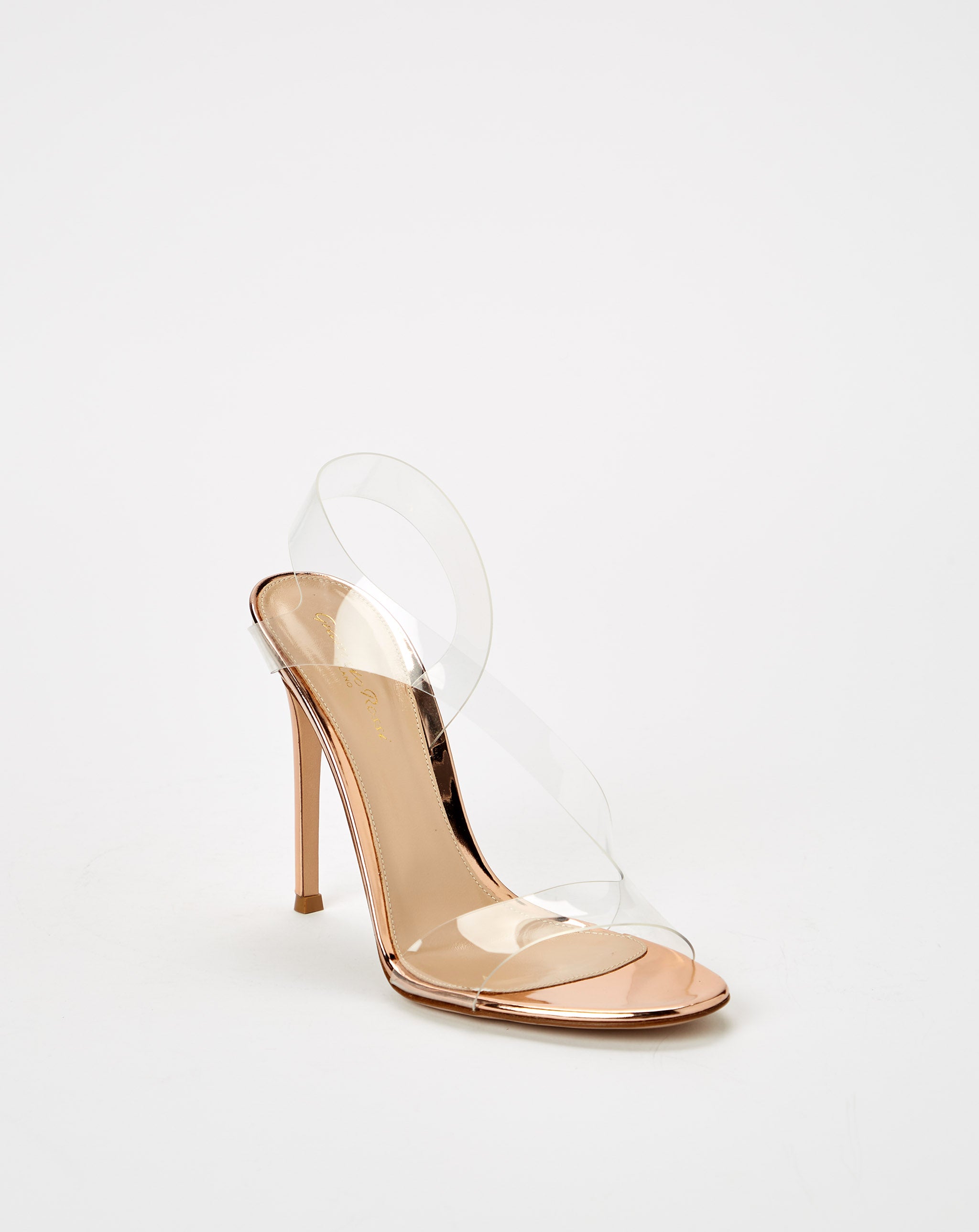 Metropolis Glass and Metal Heel