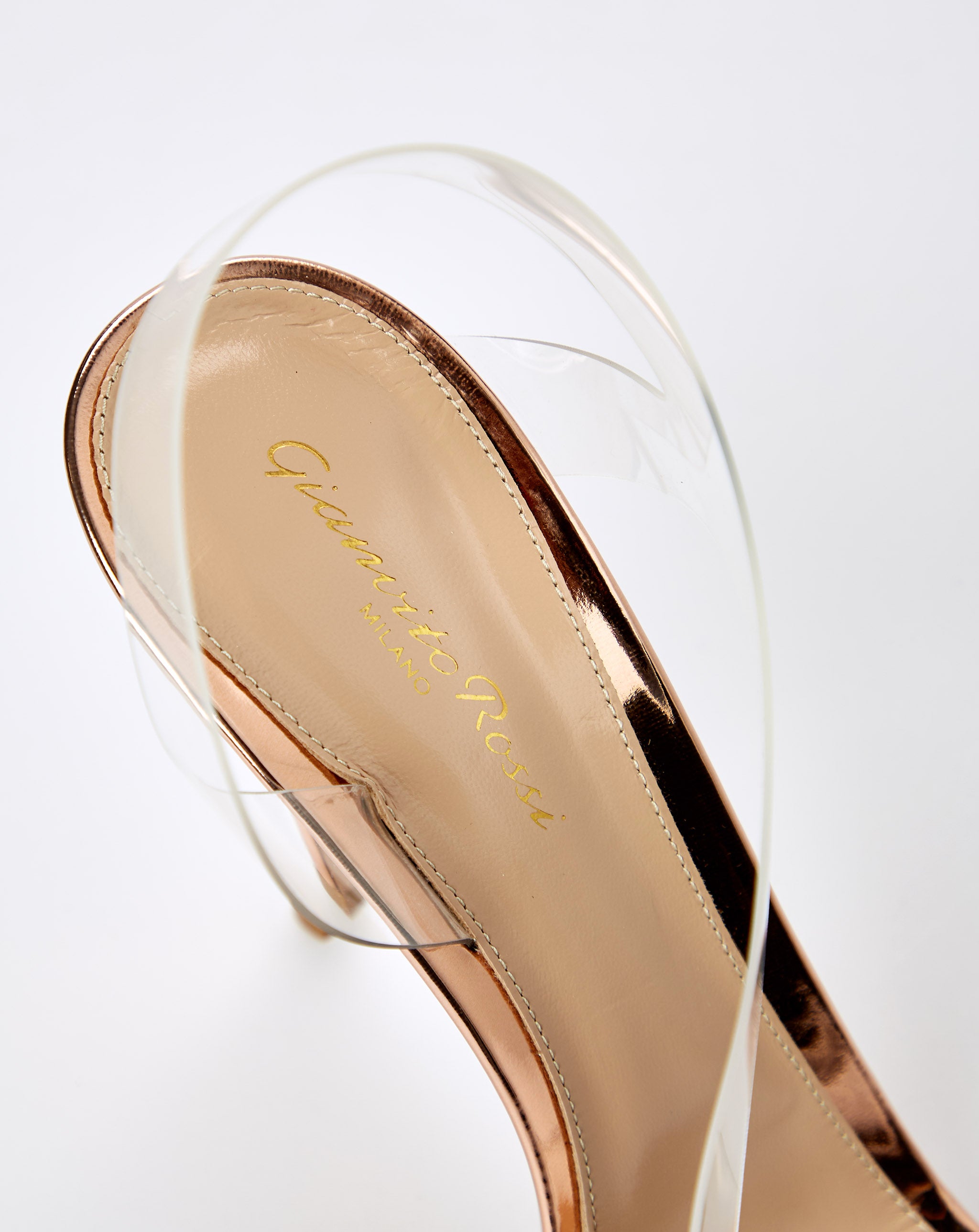 Metropolis Glass and Metal Heel