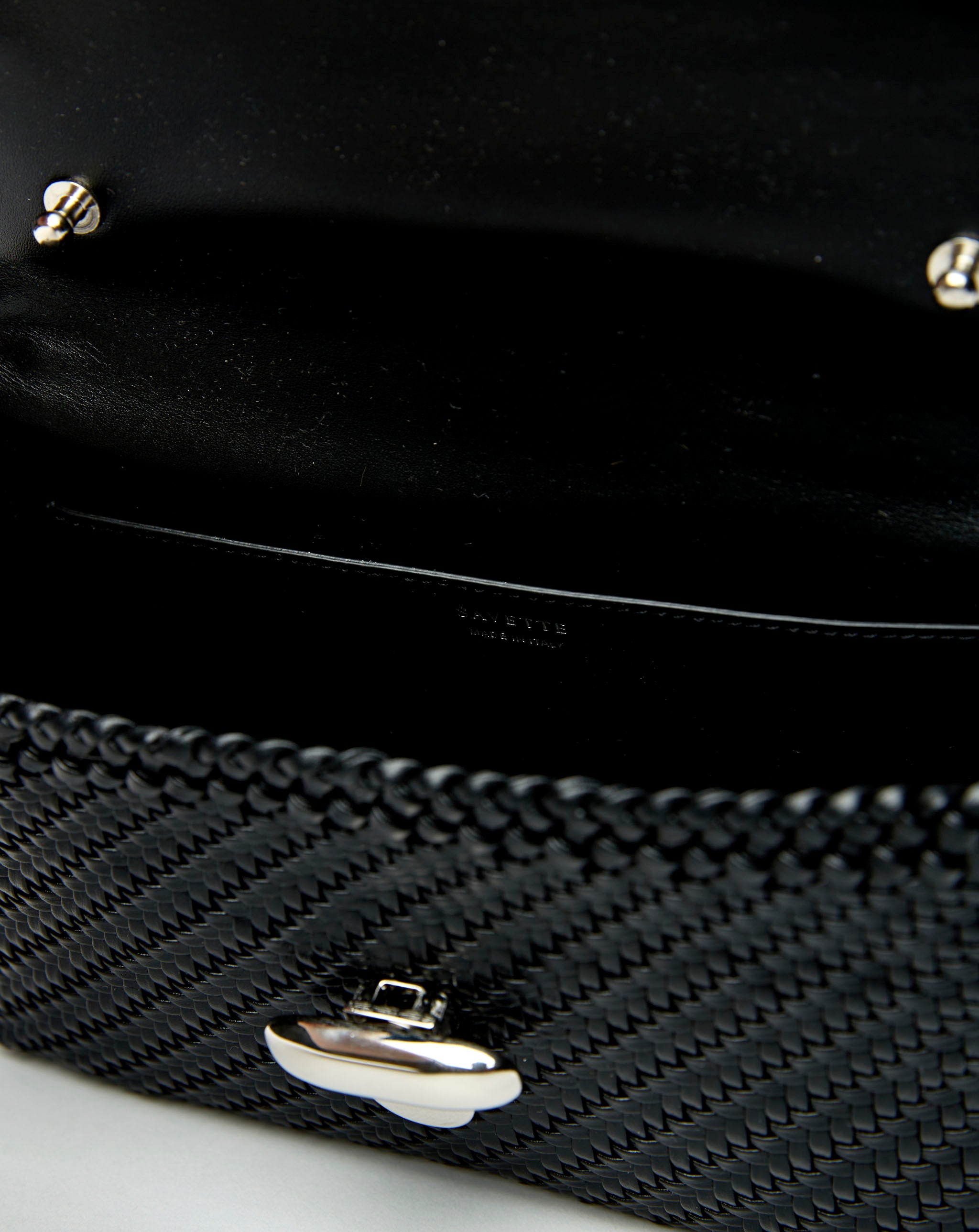 Symmetry 19 In Woven Leather