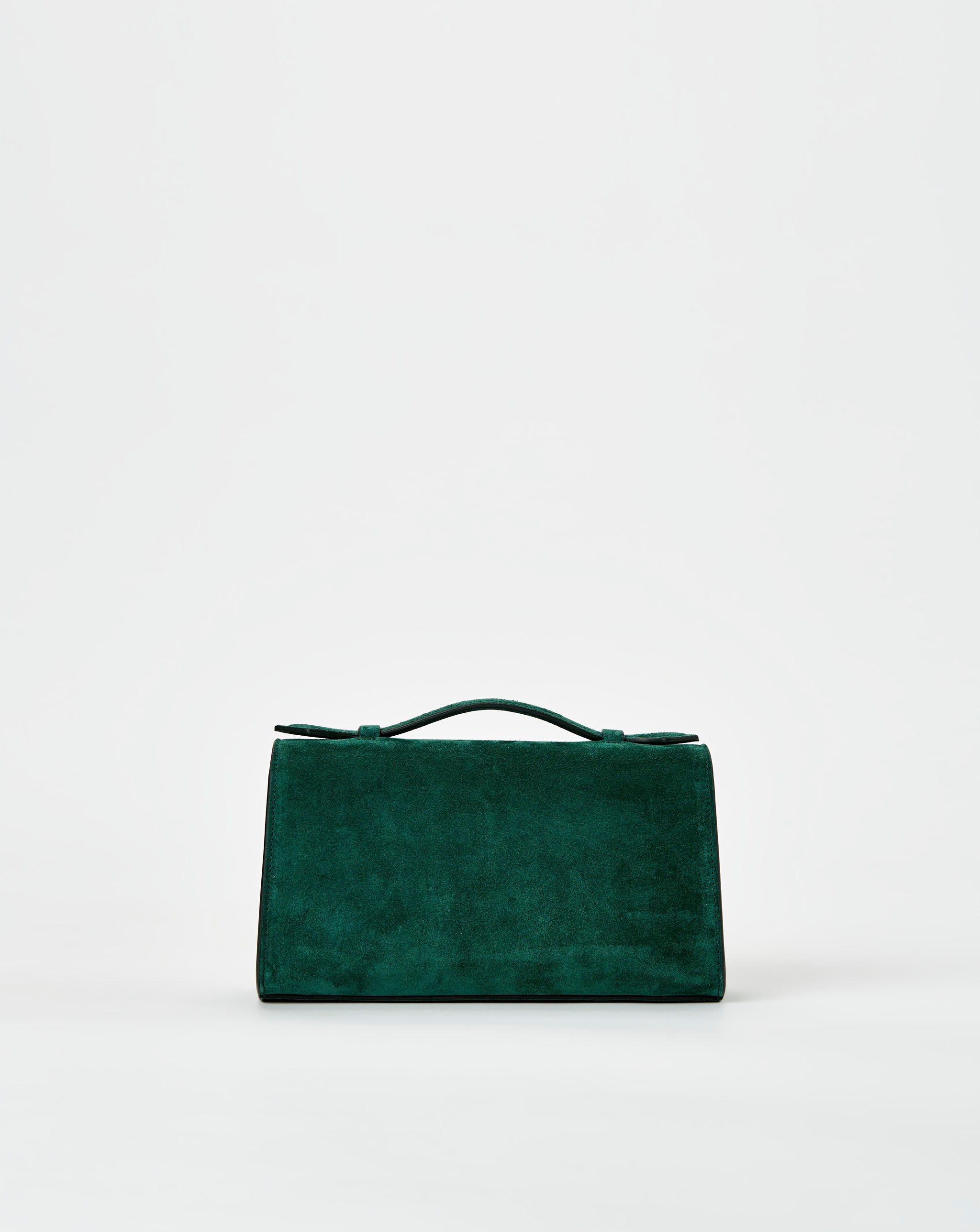 Symmetry Pochette in Forest Suede